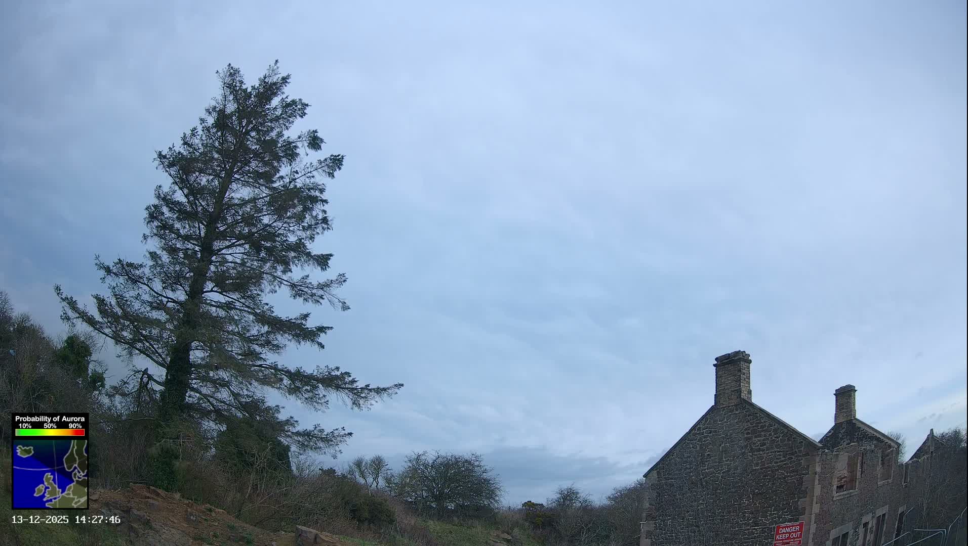 Northumberland National Park Aurora & Stars  Live Cam - Otterburn, Northumberland, North East, England, United Kingdom