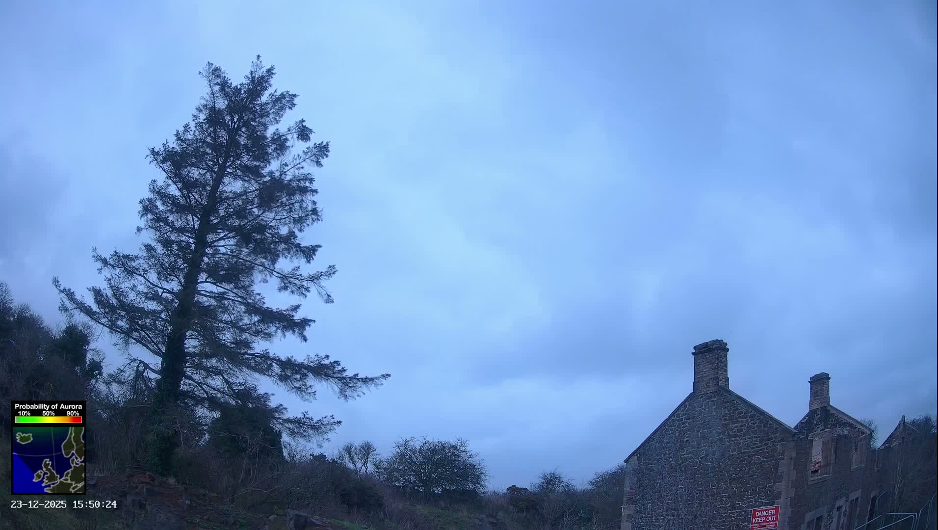 Northumberland National Park Aurora & Stars  Live Cam - Otterburn, Northumberland, North East, England, United Kingdom