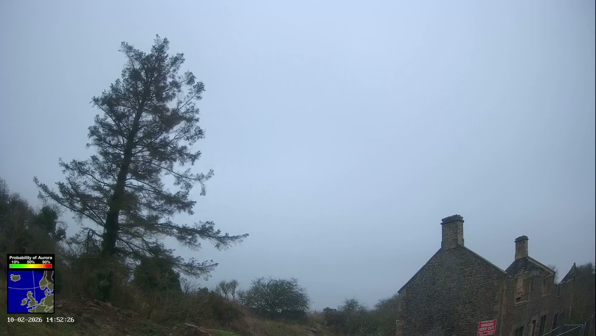 Northumberland National Park Aurora & Stars  Live Cam - Otterburn, Northumberland, North East, England, United Kingdom