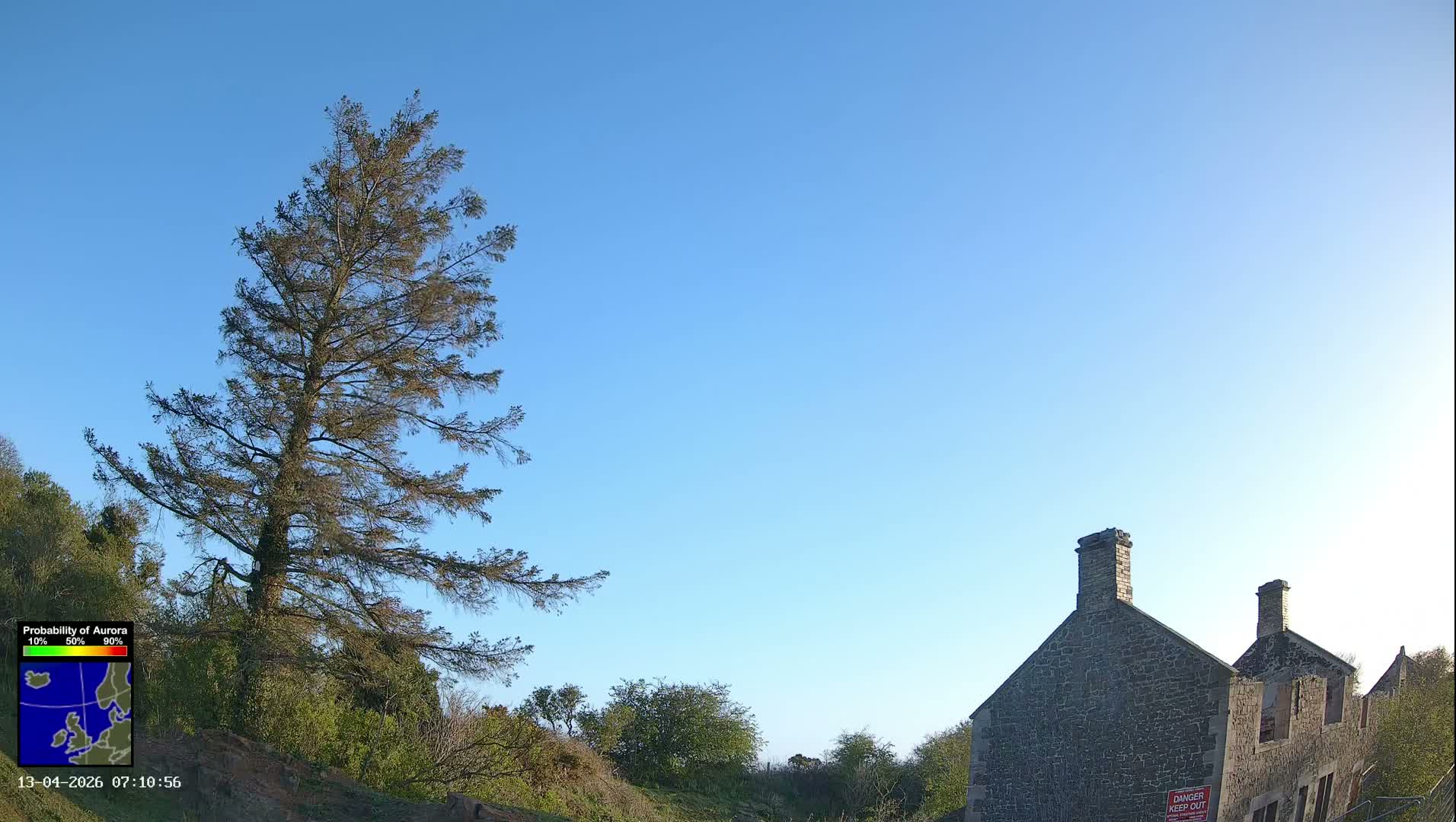 Northumberland National Park Aurora & Stars  Live Cam - Otterburn, Northumberland, North East, England, United Kingdom
