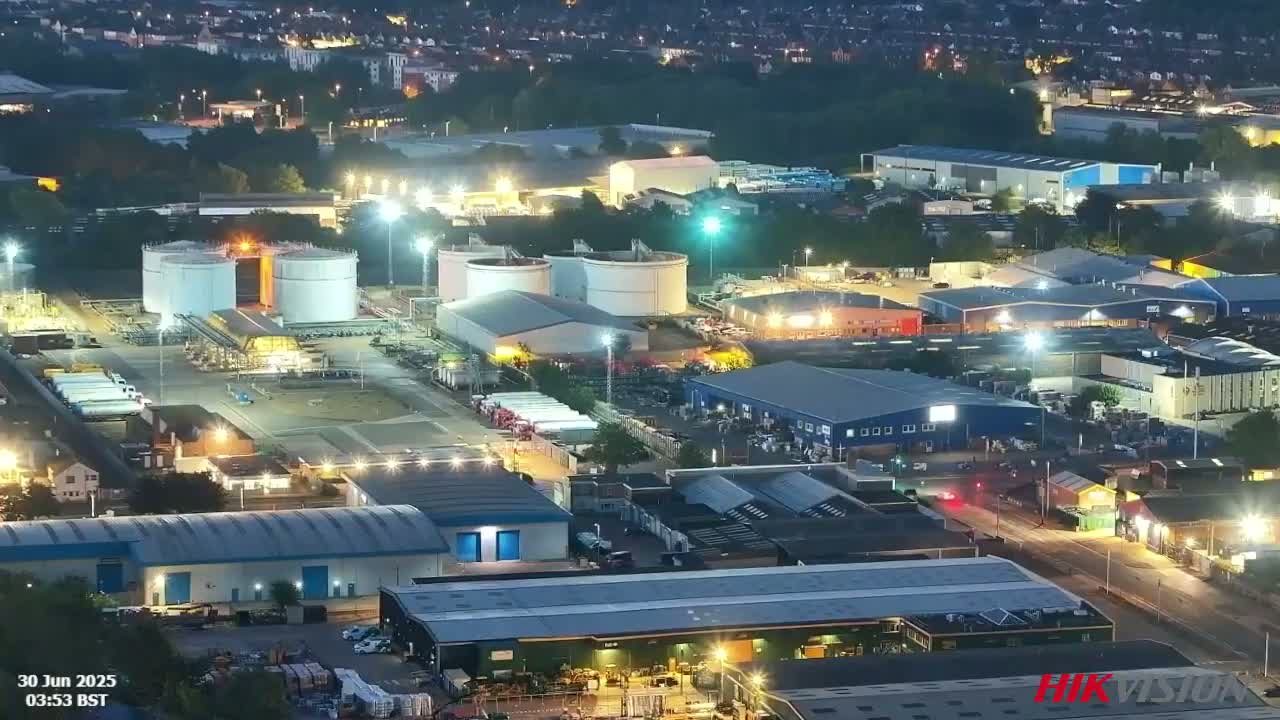 Northampton City 360 Panaromic Skyline Live Cam - Northampton, West Northamptonshire, Northamptonshire, East Midlands, England, United Kingdom