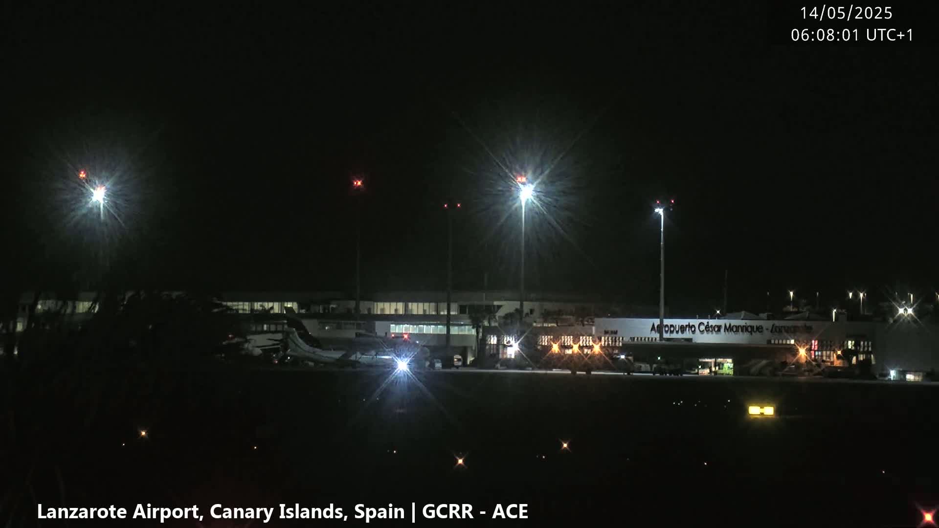 Lanzarote Airport from Inside Live Cam - Las Palmas , Canary Islands ,  Spain