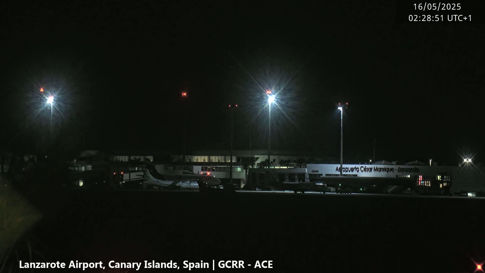 Lanzarote Airport from Inside Live Cam - Las Palmas , Canary Islands ,  Spain