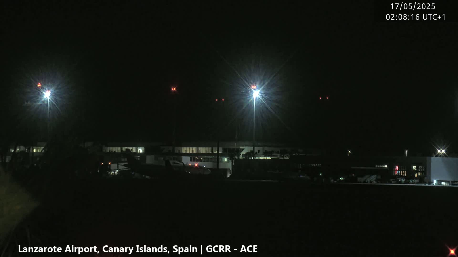 Lanzarote Airport from Inside Live Cam - Las Palmas , Canary Islands ,  Spain