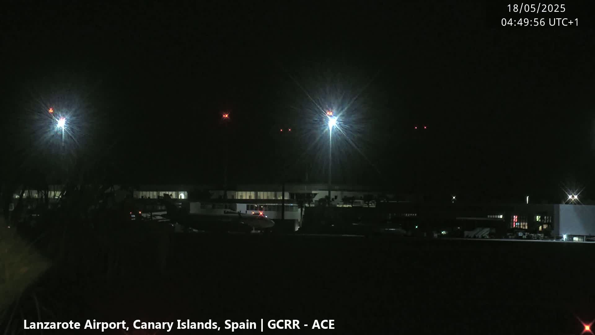 Lanzarote Airport from Inside Live Cam - Las Palmas , Canary Islands ,  Spain
