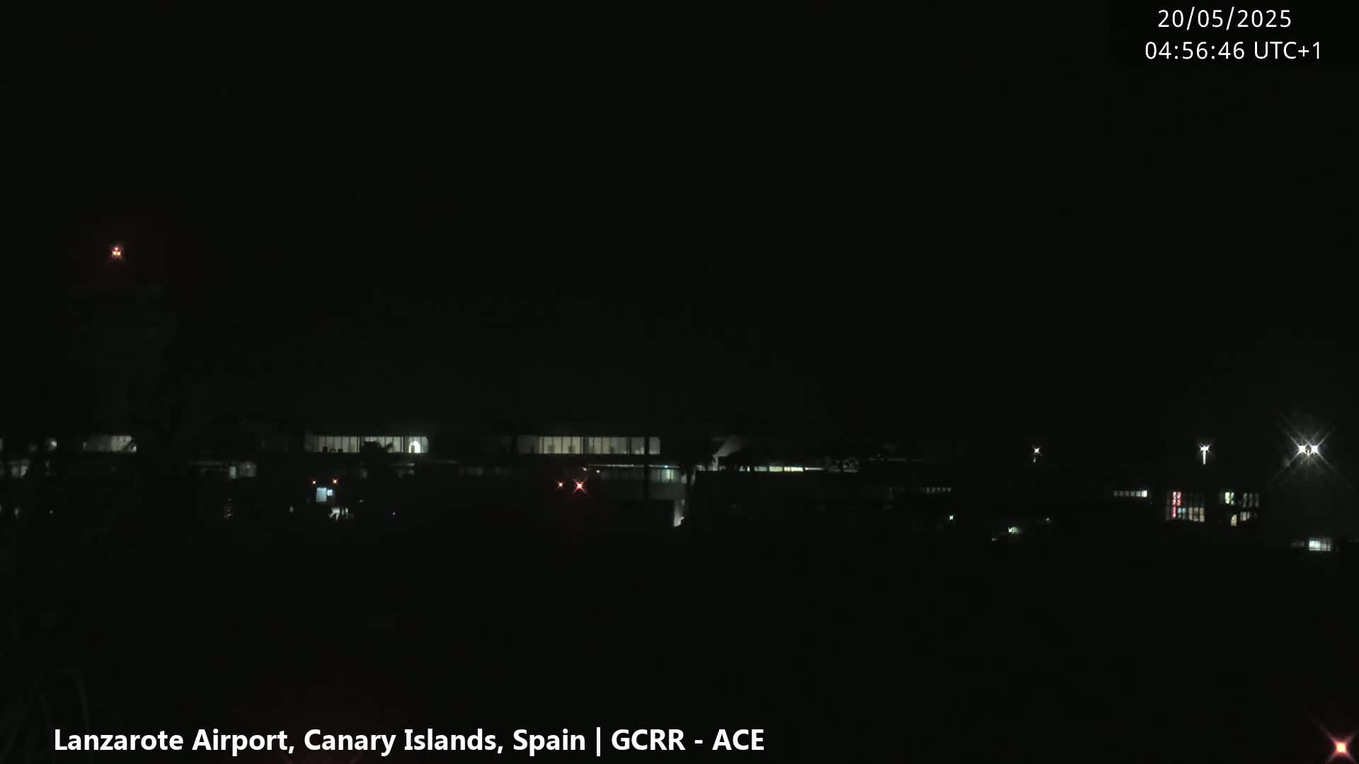 Lanzarote Airport from Inside Live Cam - Las Palmas , Canary Islands ,  Spain