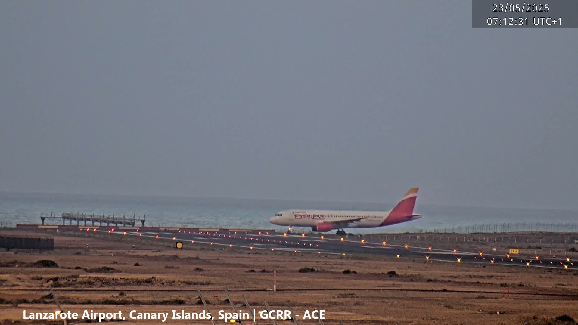 Lanzarote Airport from Inside Live Cam - Las Palmas , Canary Islands ,  Spain