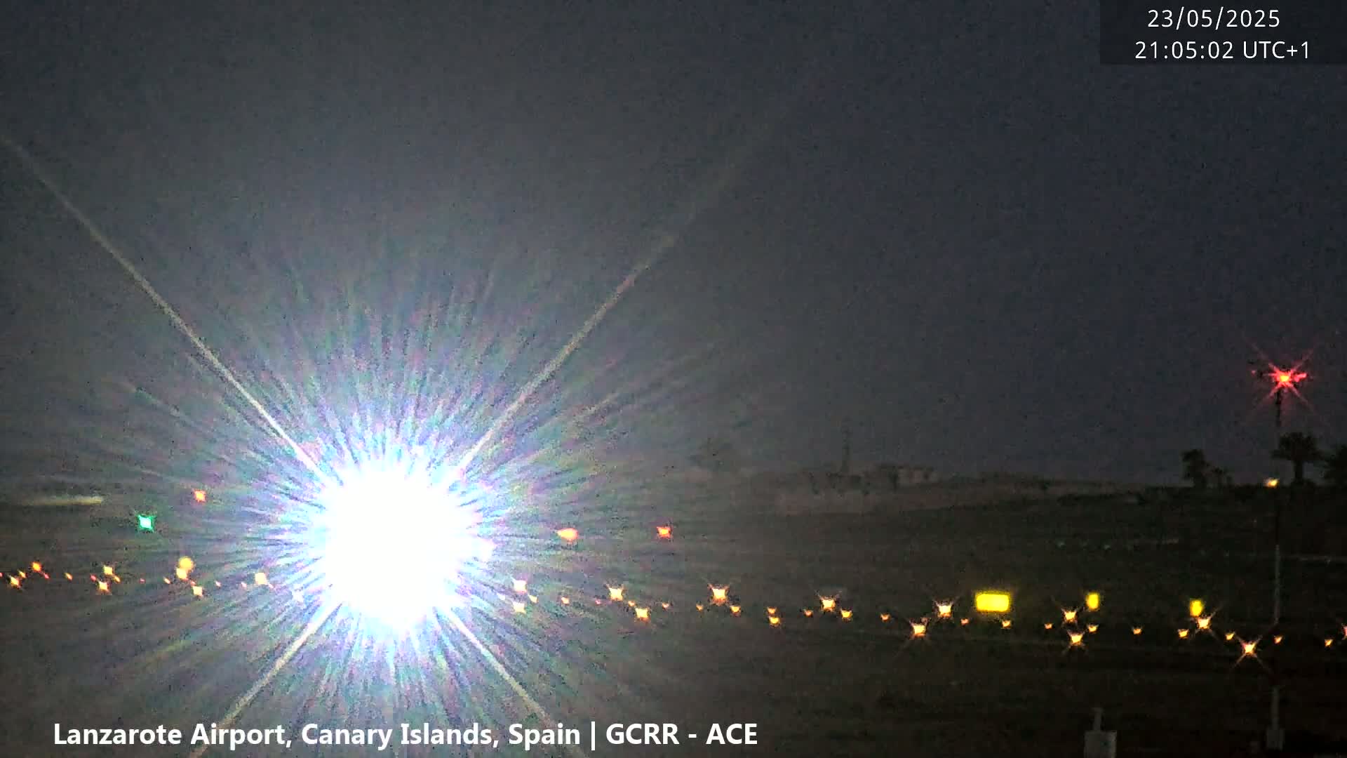 Lanzarote Airport from Inside Live Cam - Las Palmas , Canary Islands ,  Spain