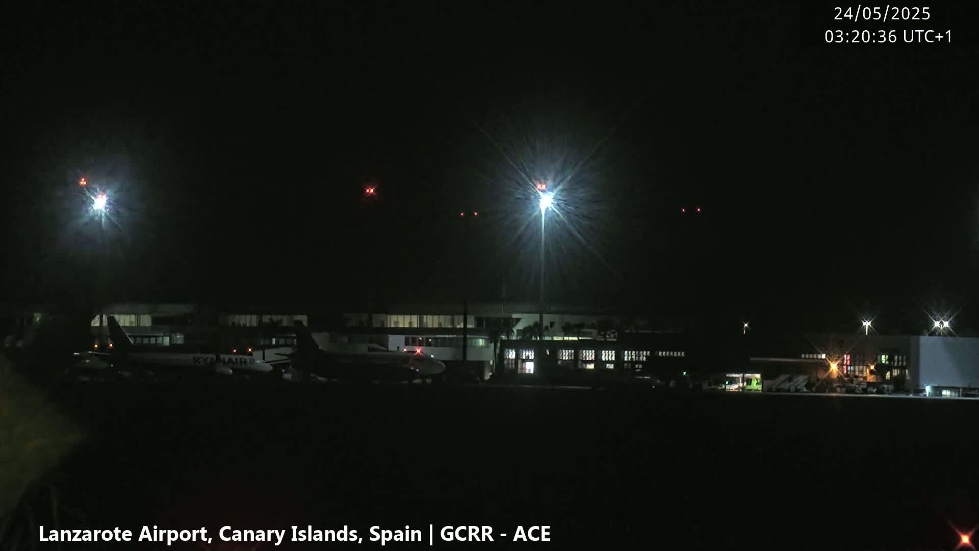 Lanzarote Airport from Inside Live Cam - Las Palmas , Canary Islands ,  Spain