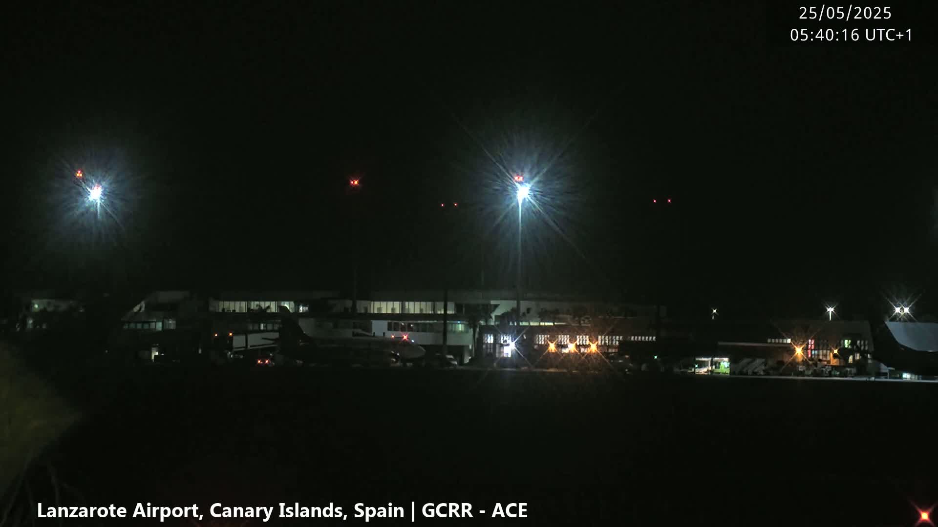 Lanzarote Airport from Inside Live Cam - Las Palmas , Canary Islands ,  Spain