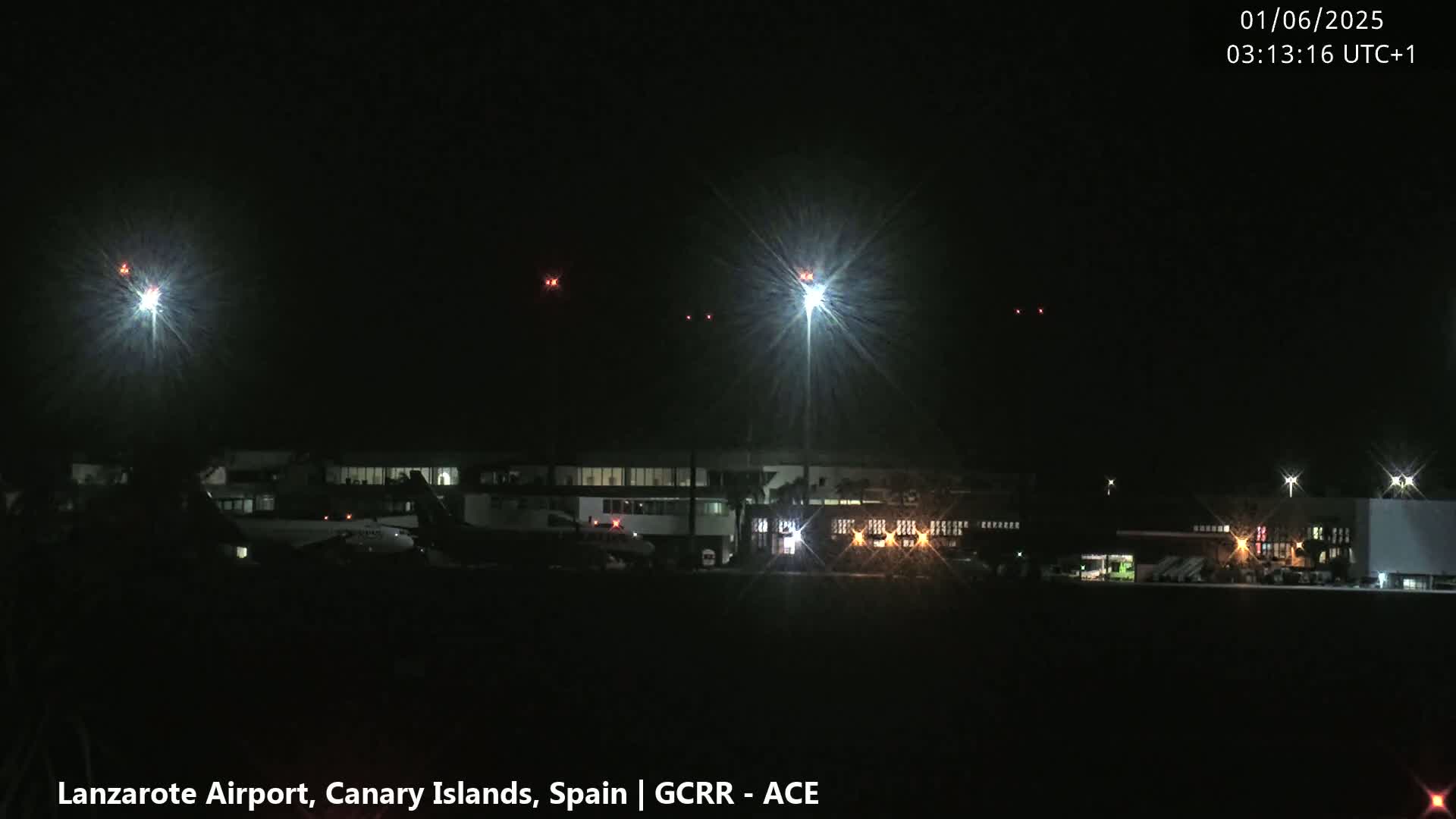 Lanzarote Airport from Inside Live Cam - Las Palmas , Canary Islands ,  Spain