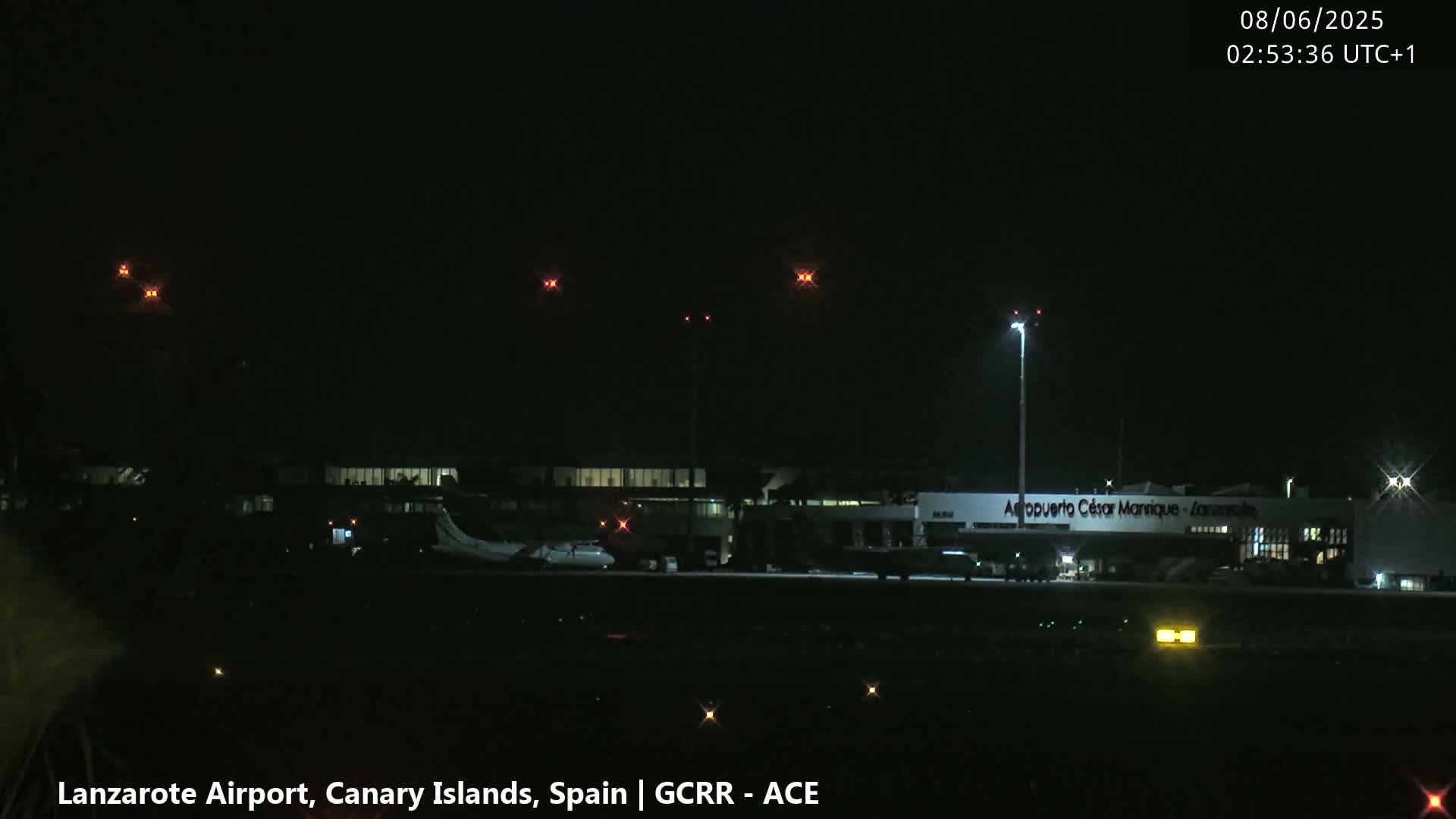 Lanzarote Airport from Inside Live Cam - Las Palmas , Canary Islands ,  Spain