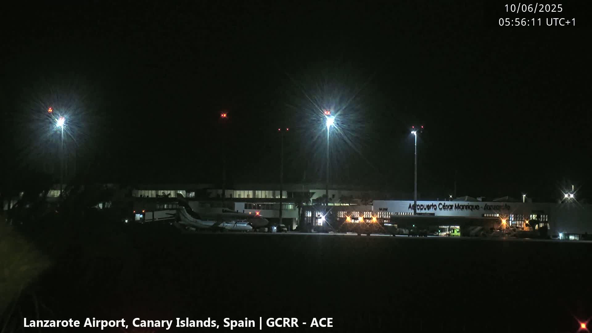 Lanzarote Airport from Inside Live Cam - Las Palmas , Canary Islands ,  Spain