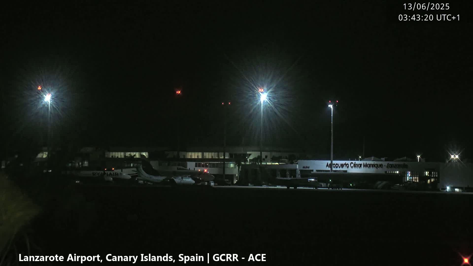 Lanzarote Airport from Inside Live Cam - Las Palmas , Canary Islands ,  Spain