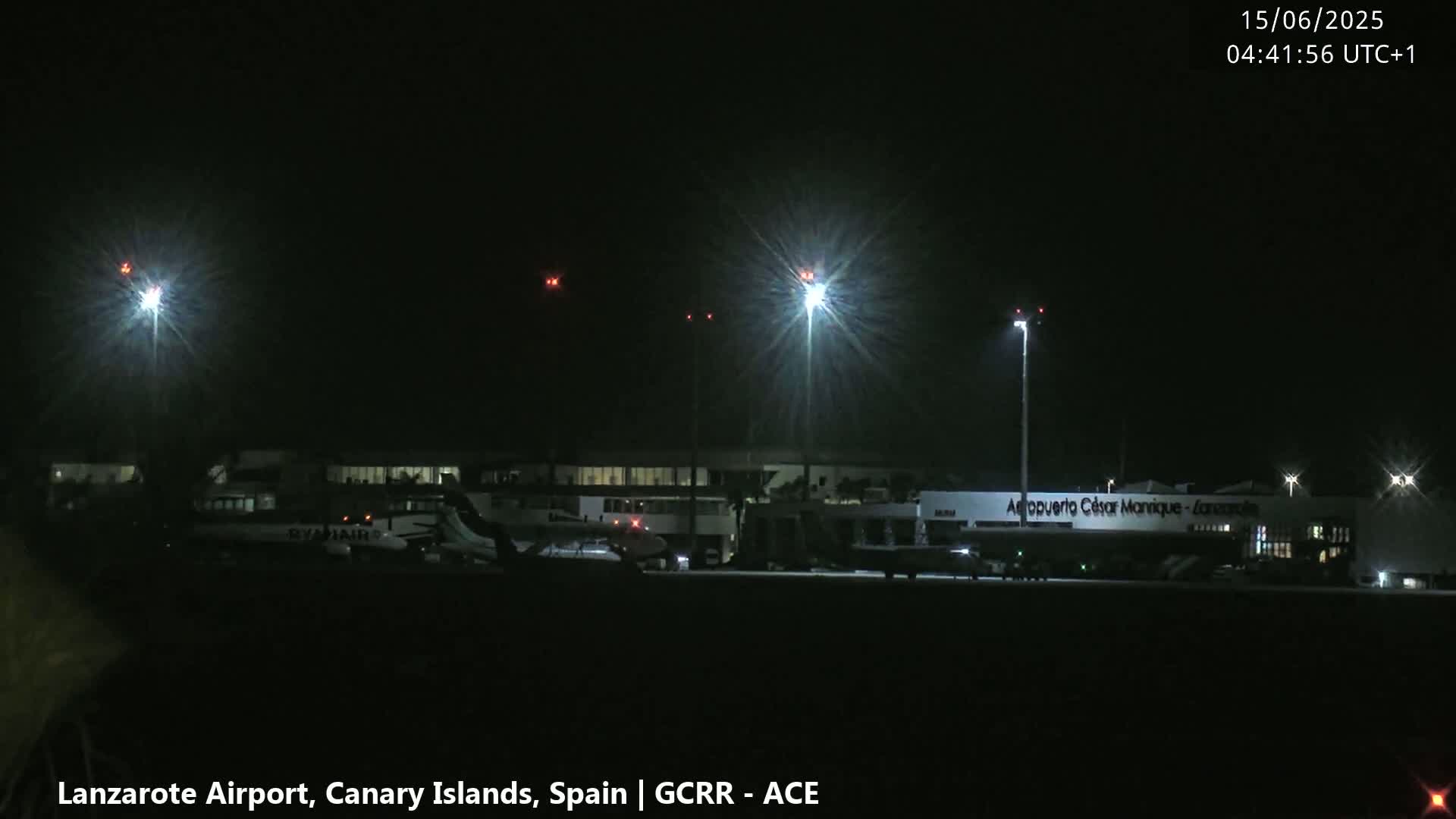 Lanzarote Airport from Inside Live Cam - Las Palmas , Canary Islands ,  Spain