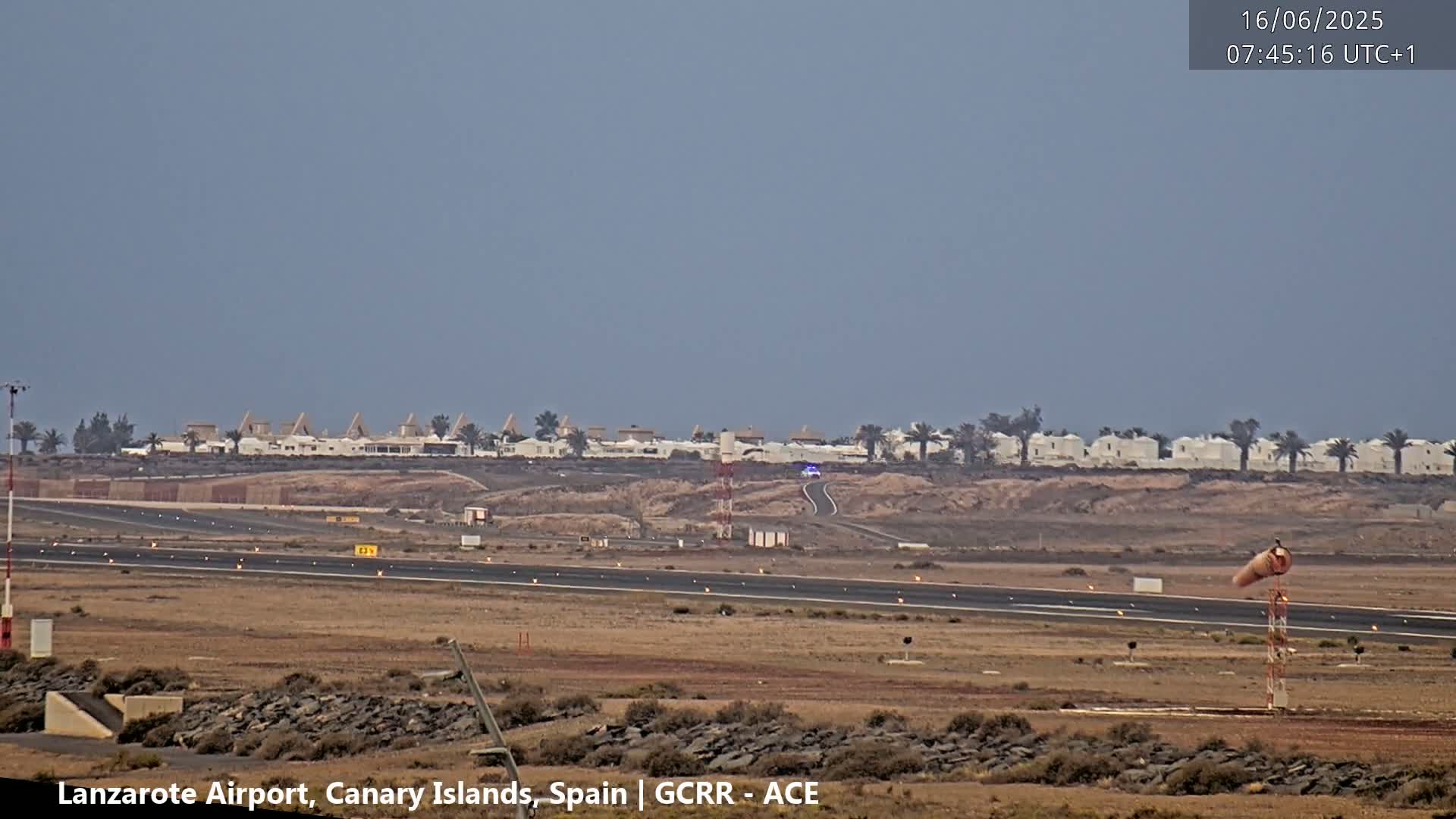 Lanzarote Airport from Inside Live Cam ACE/GCRR - Las Palmas , Canary Islands ,  Spain