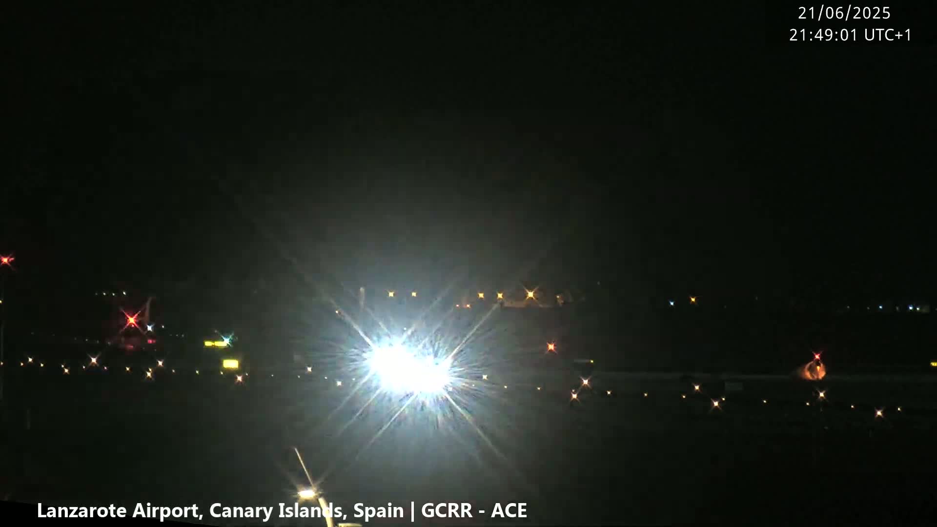 Lanzarote Airport from Inside Live Cam ACE/GCRR - Las Palmas , Canary Islands ,  Spain