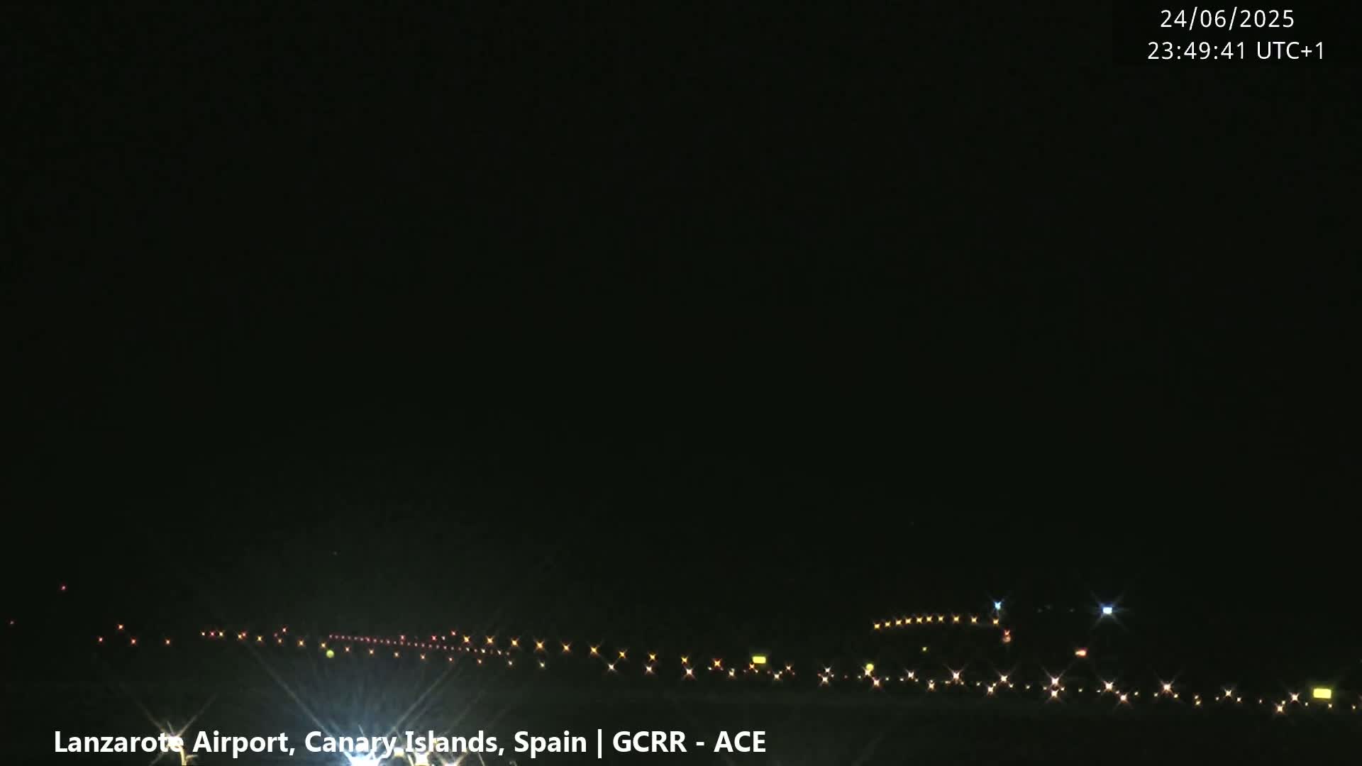 Lanzarote Airport from Inside Live Cam ACE/GCRR - Las Palmas , Canary Islands ,  Spain