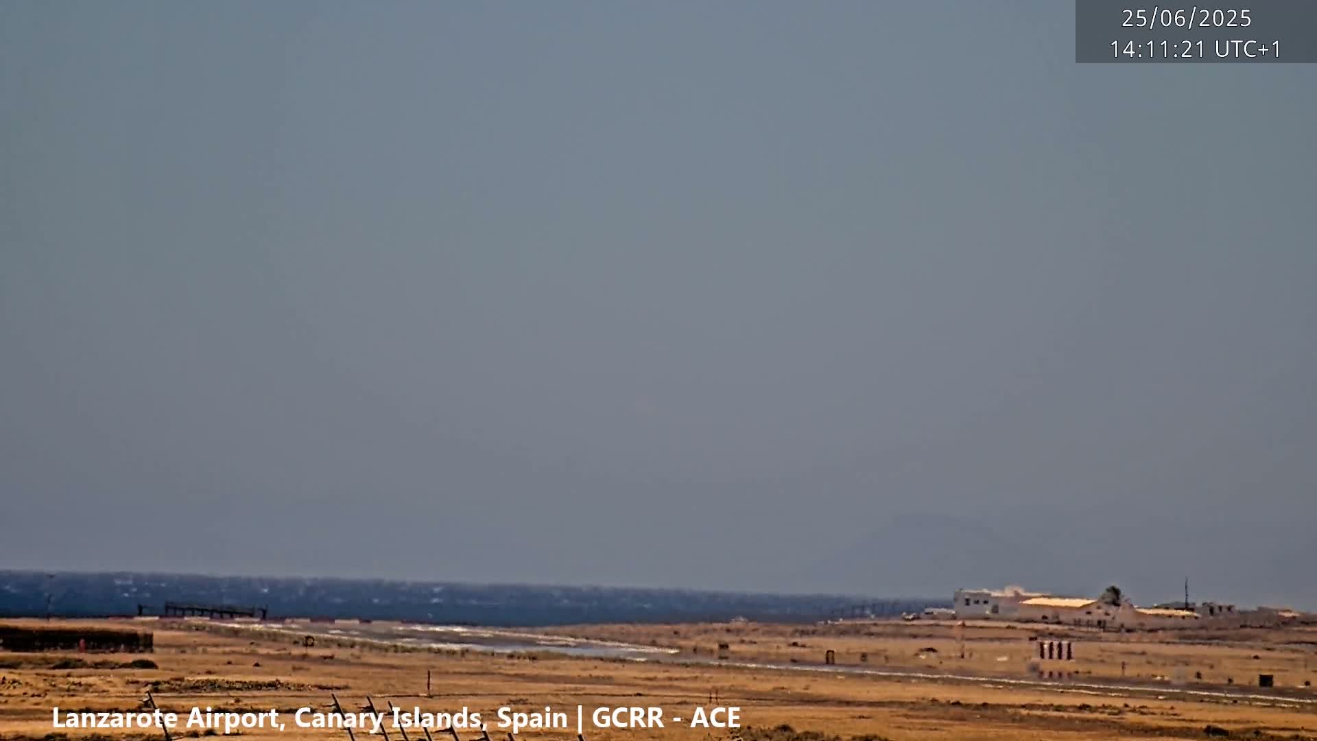 Lanzarote Airport from Inside Live Cam ACE/GCRR - Las Palmas , Canary Islands ,  Spain