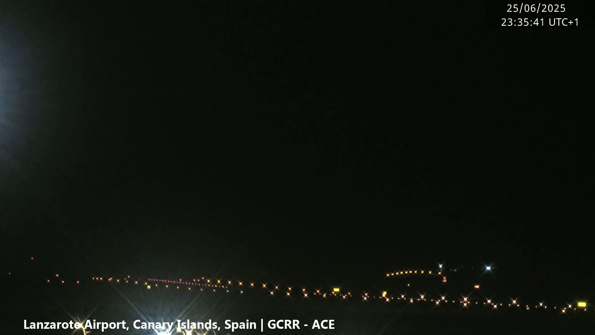 Lanzarote Airport from Inside Live Cam ACE/GCRR - Las Palmas , Canary Islands ,  Spain