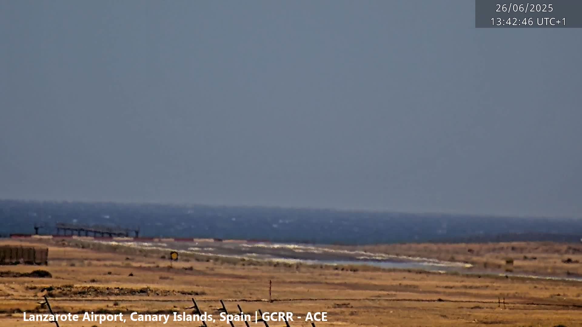 Lanzarote Airport from Inside Live Cam ACE/GCRR - Las Palmas , Canary Islands ,  Spain