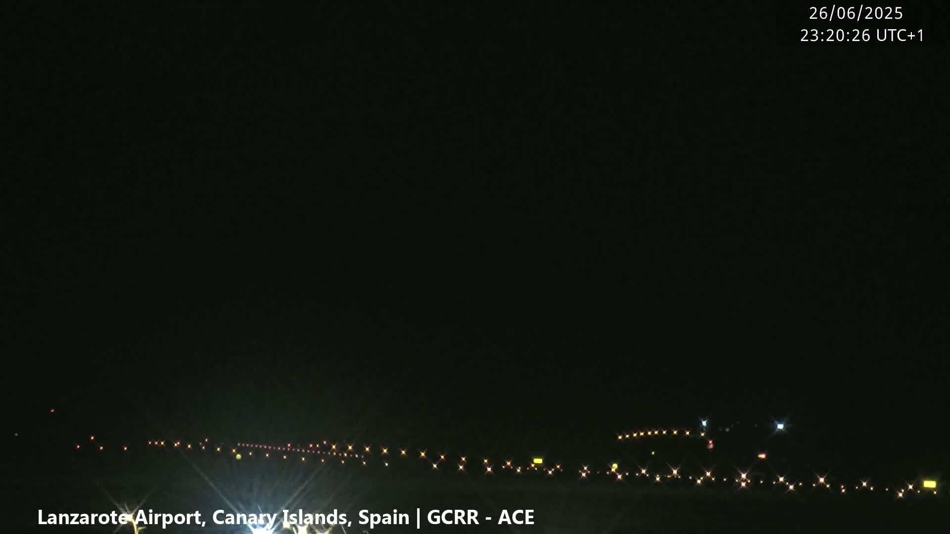 Lanzarote Airport from Inside Live Cam ACE/GCRR - Las Palmas , Canary Islands ,  Spain