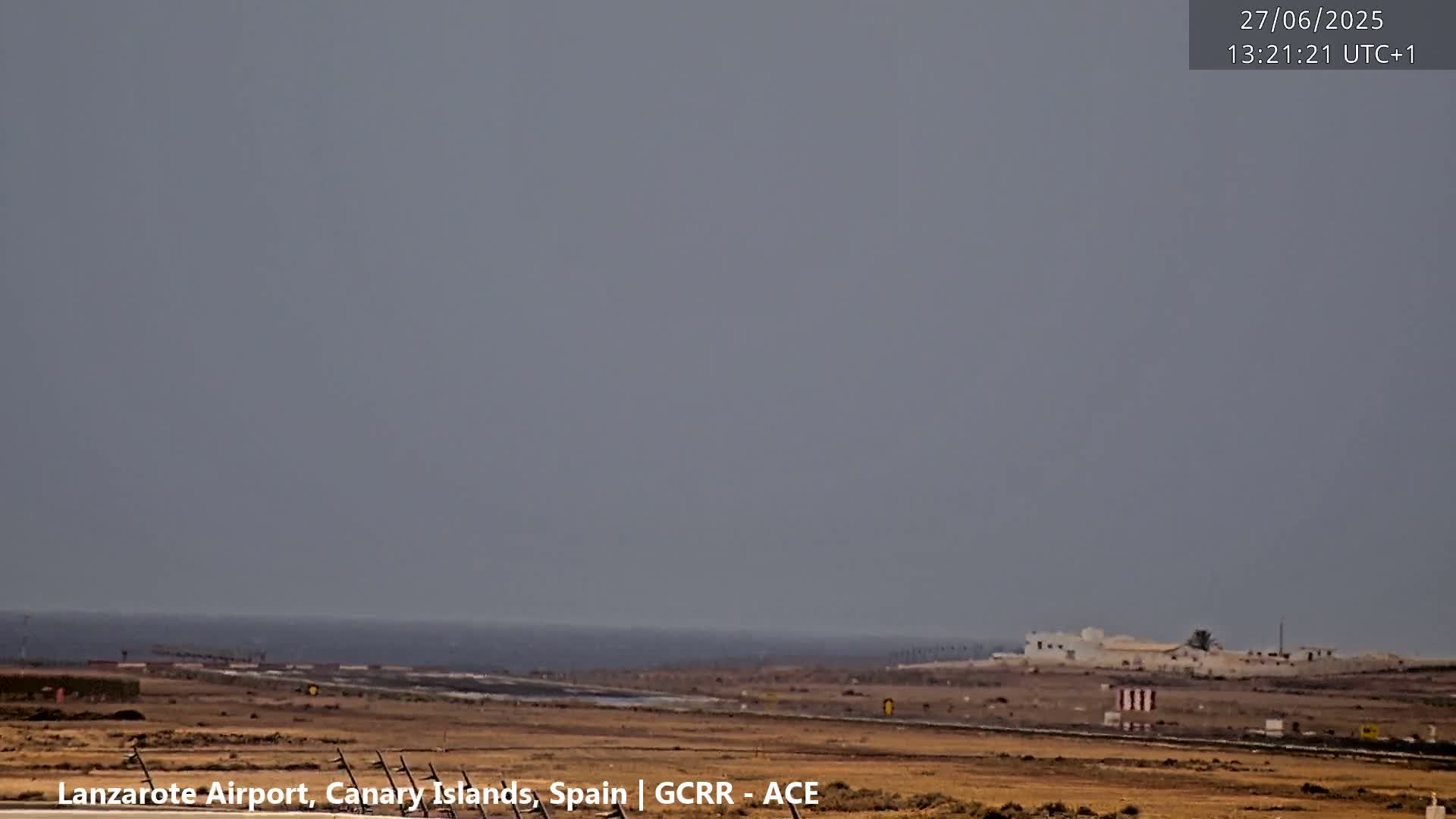 Lanzarote Airport from Inside Live Cam ACE/GCRR - Las Palmas , Canary Islands ,  Spain