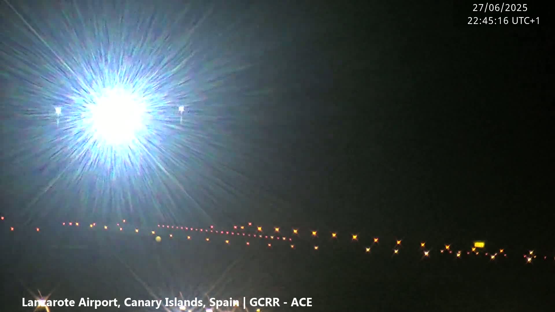 Lanzarote Airport from Inside Live Cam ACE/GCRR - Las Palmas , Canary Islands ,  Spain