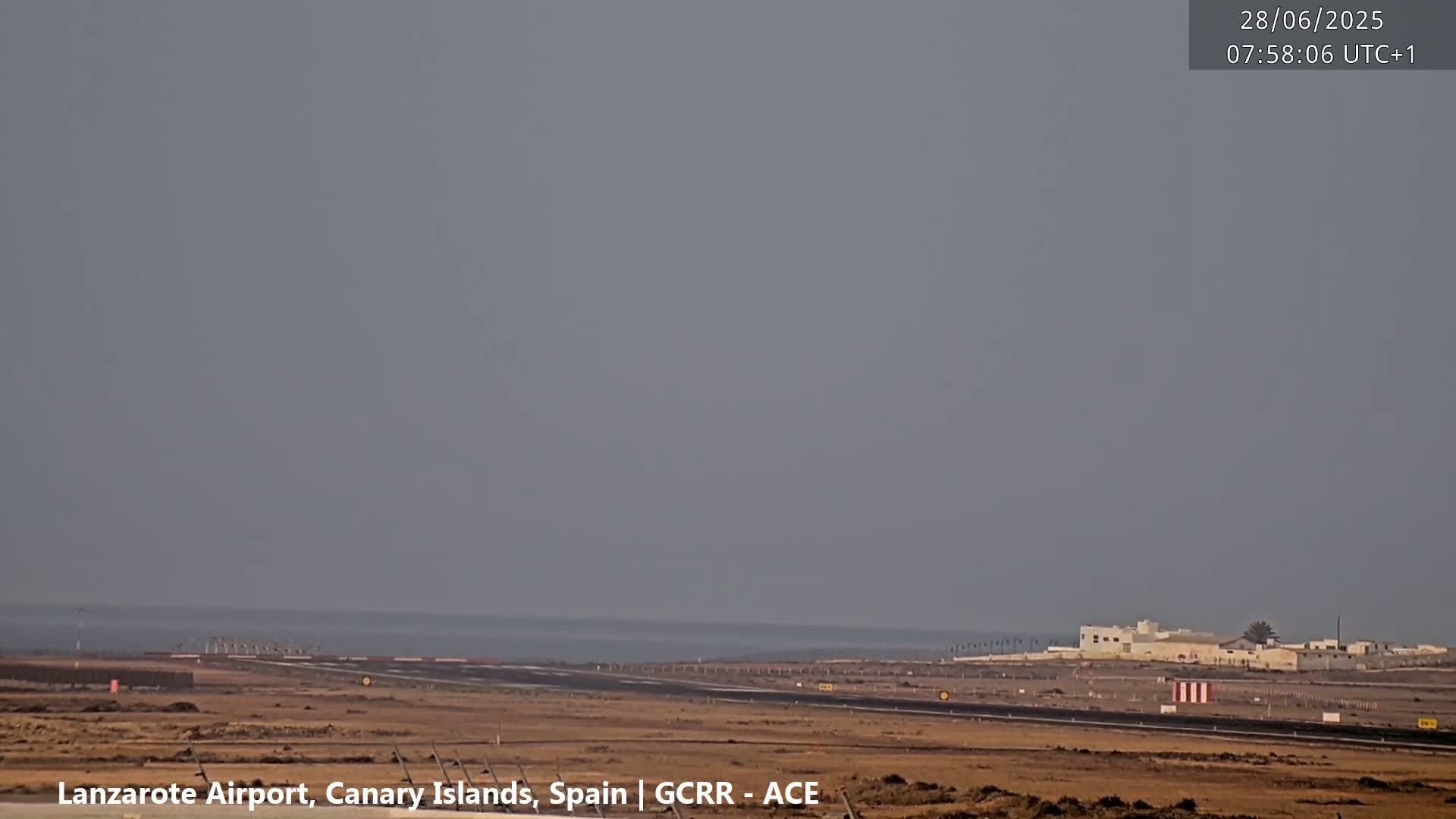 Lanzarote Airport from Inside Live Cam ACE/GCRR - Las Palmas , Canary Islands ,  Spain