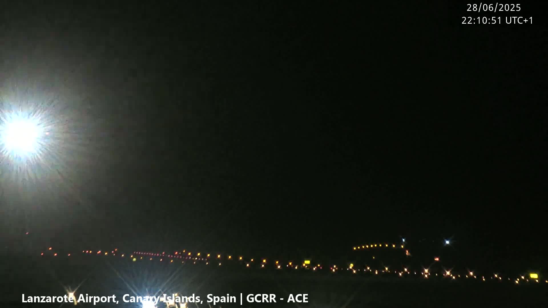 Lanzarote Airport from Inside Live Cam ACE/GCRR - Las Palmas , Canary Islands ,  Spain