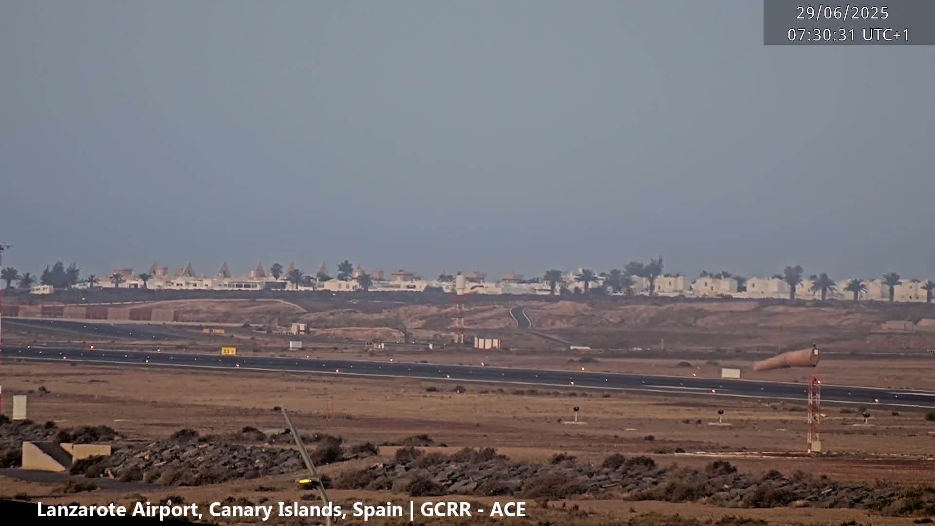 Lanzarote Airport from Inside Live Cam ACE/GCRR - Las Palmas , Canary Islands ,  Spain