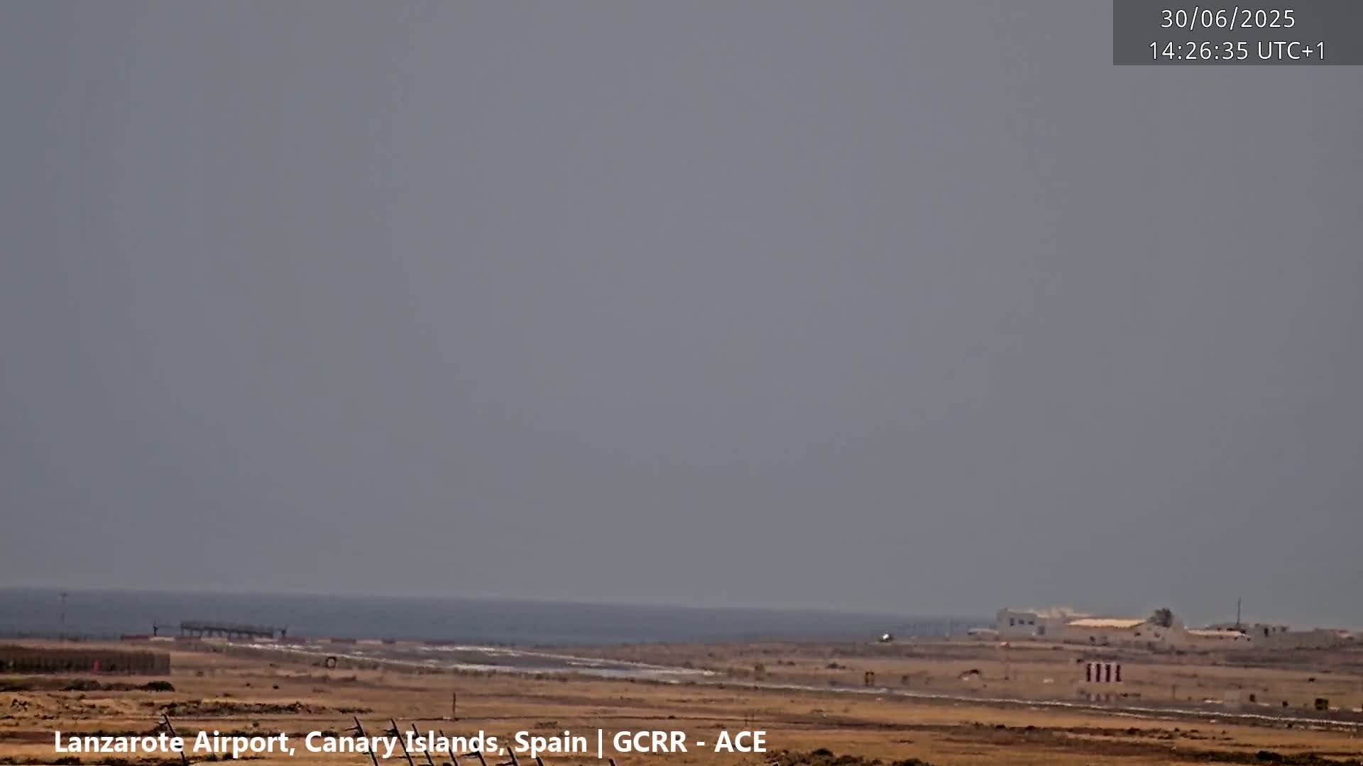 Lanzarote Airport from Inside Live Cam ACE/GCRR - Las Palmas , Canary Islands ,  Spain