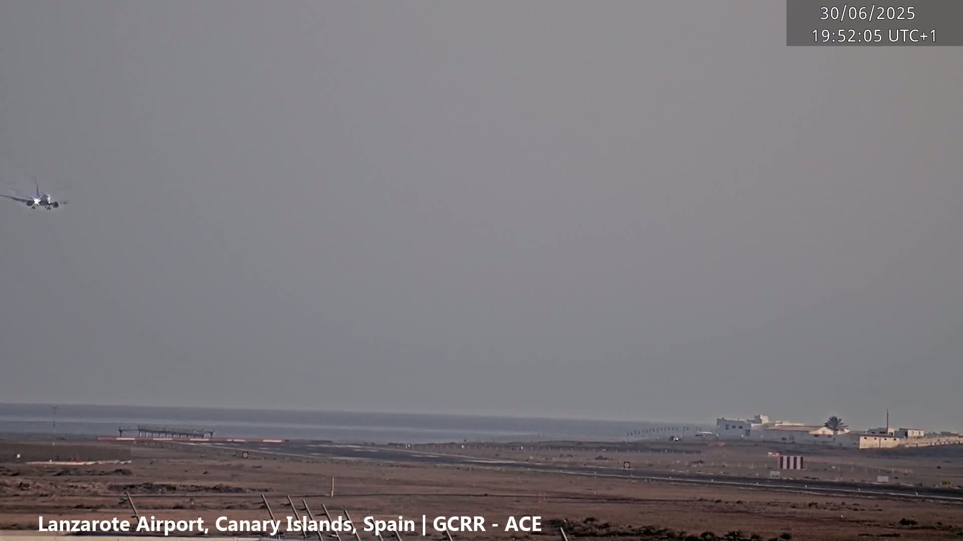 Lanzarote Airport from Inside Live Cam ACE/GCRR - Las Palmas , Canary Islands ,  Spain