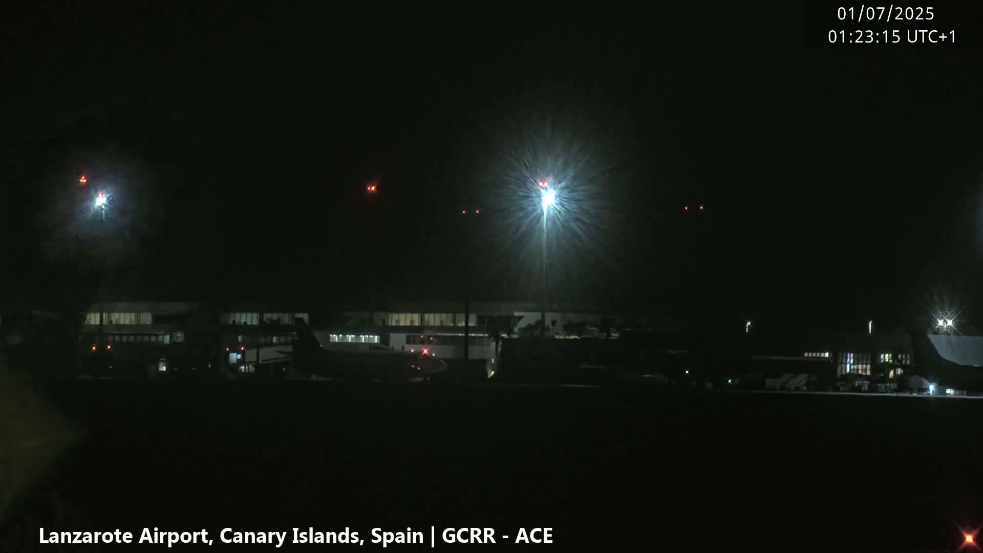 Lanzarote Airport from Inside Live Cam ACE/GCRR - Las Palmas , Canary Islands ,  Spain