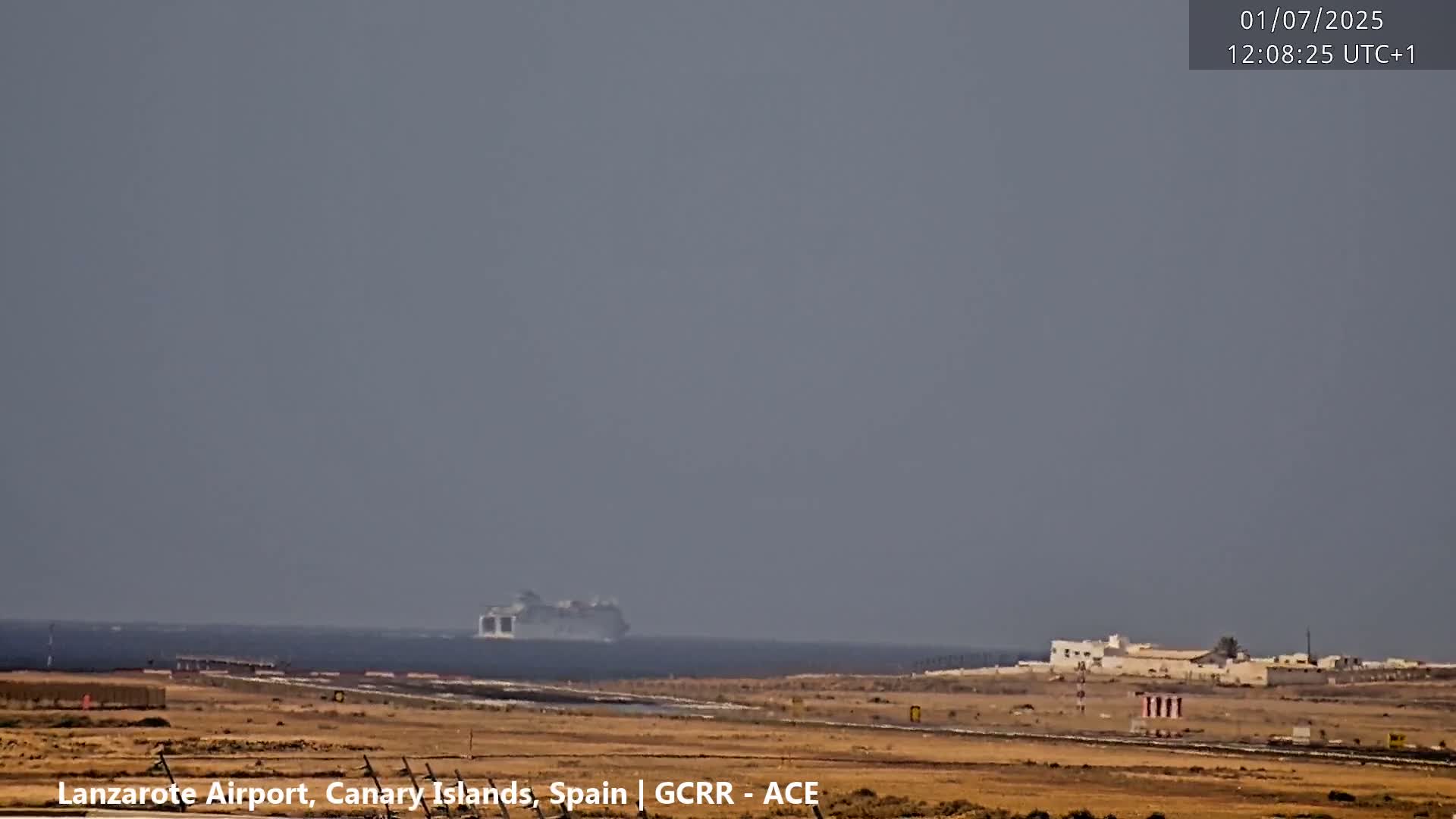 Lanzarote Airport from Inside Live Cam ACE/GCRR - Las Palmas , Canary Islands ,  Spain