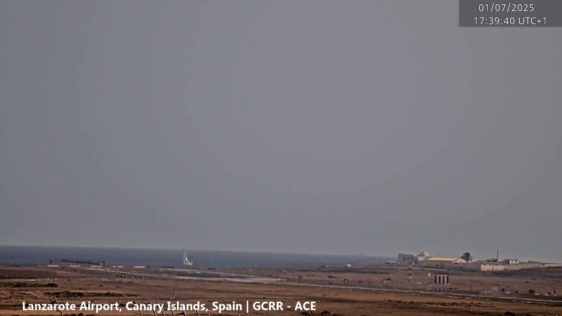 Lanzarote Airport from Inside Live Cam ACE/GCRR - Las Palmas , Canary Islands ,  Spain