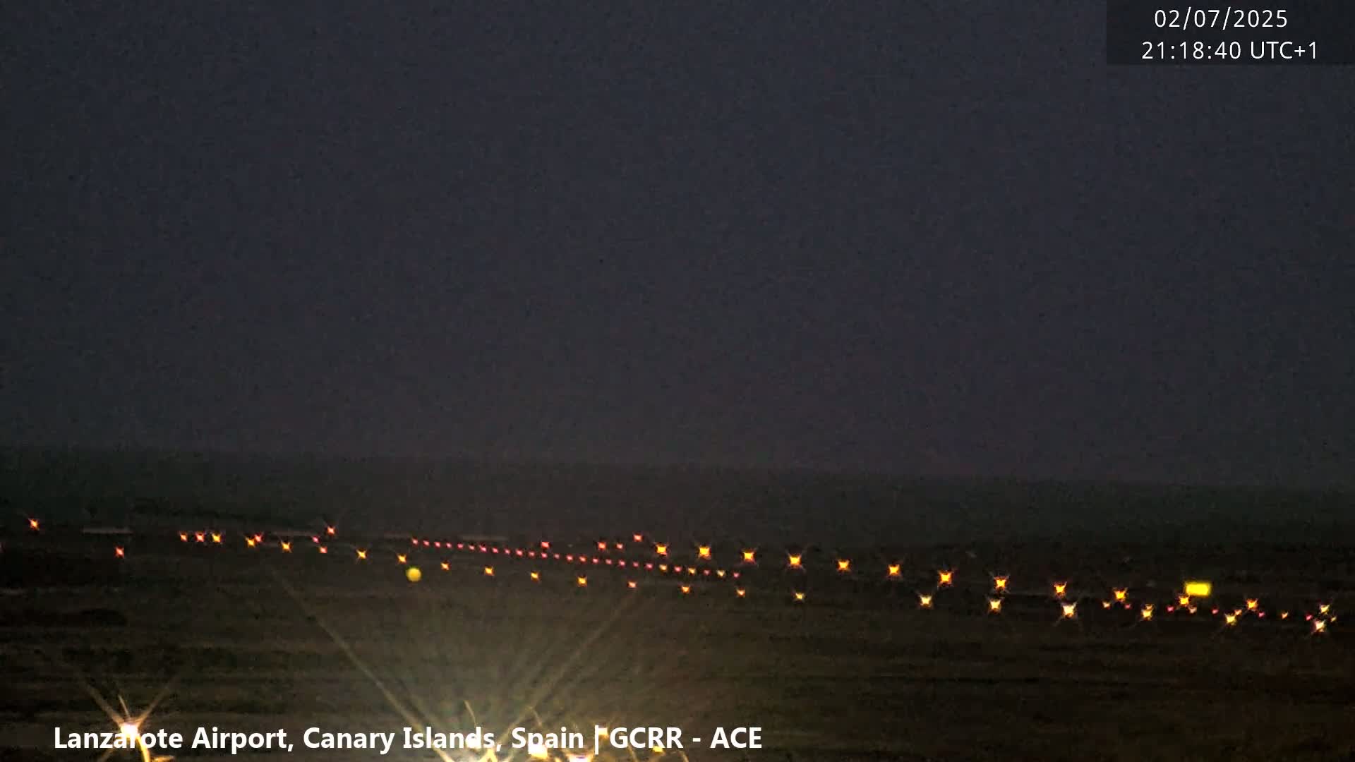 Lanzarote Airport from Inside Live Cam ACE/GCRR - Las Palmas , Canary Islands ,  Spain