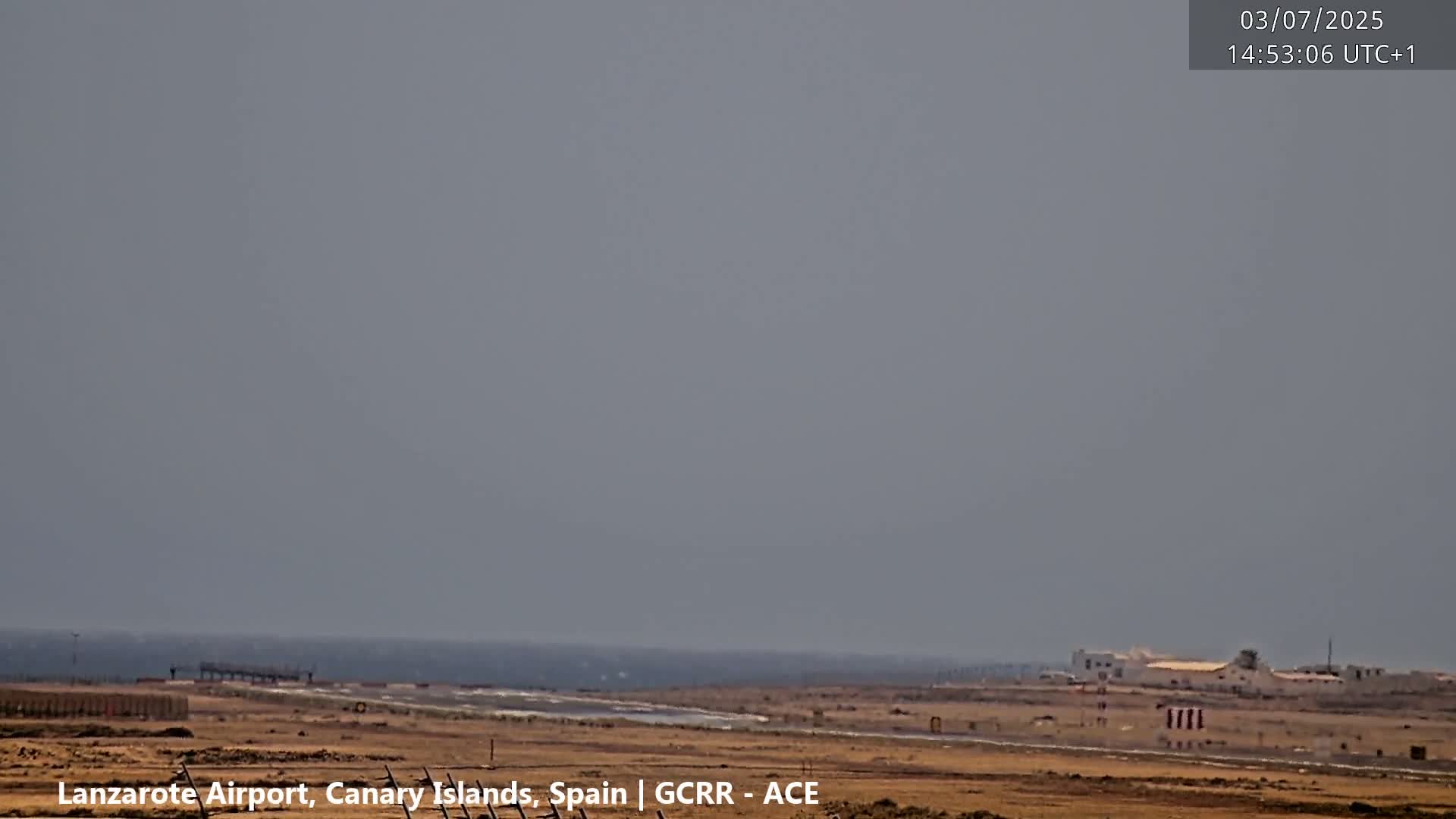 Lanzarote Airport from Inside Live Cam ACE/GCRR - Las Palmas , Canary Islands ,  Spain