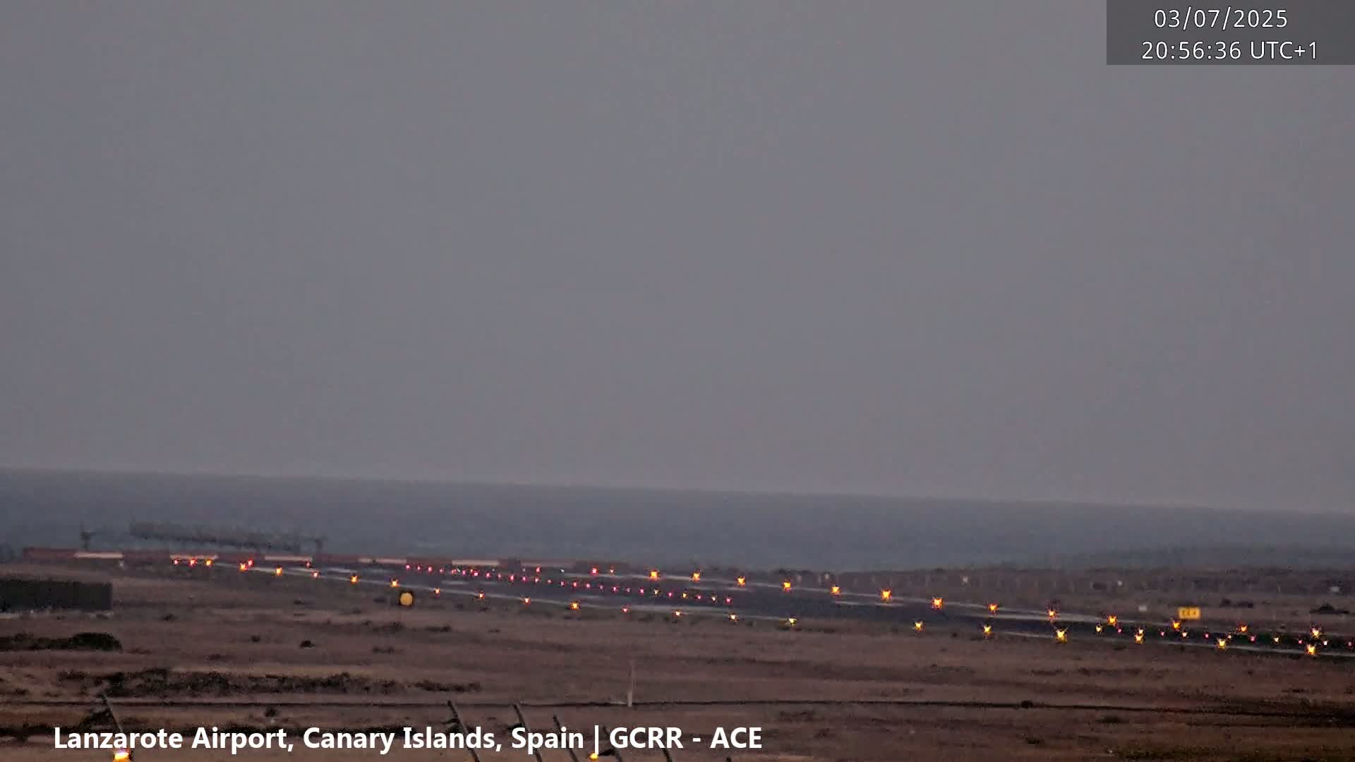 Lanzarote Airport from Inside Live Cam ACE/GCRR - Las Palmas , Canary Islands ,  Spain