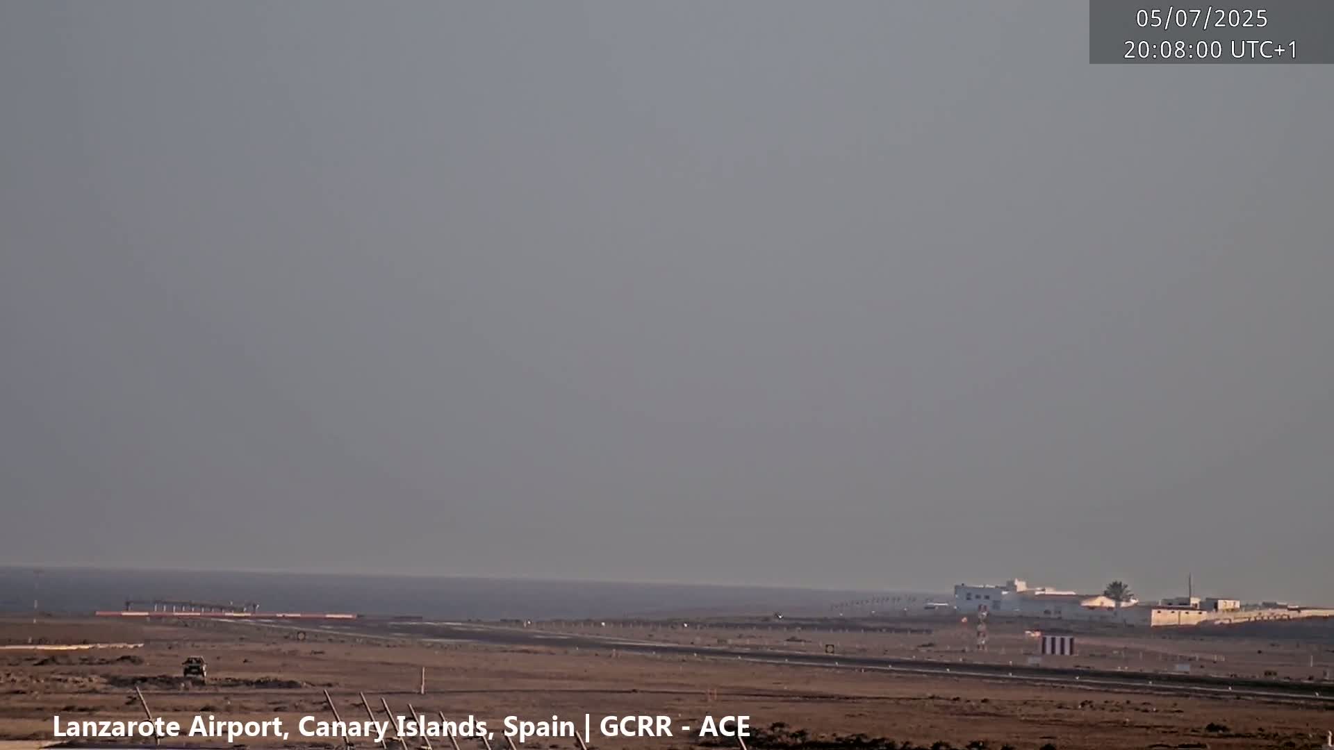 Lanzarote Airport from Inside Live Cam ACE/GCRR - Las Palmas , Canary Islands ,  Spain