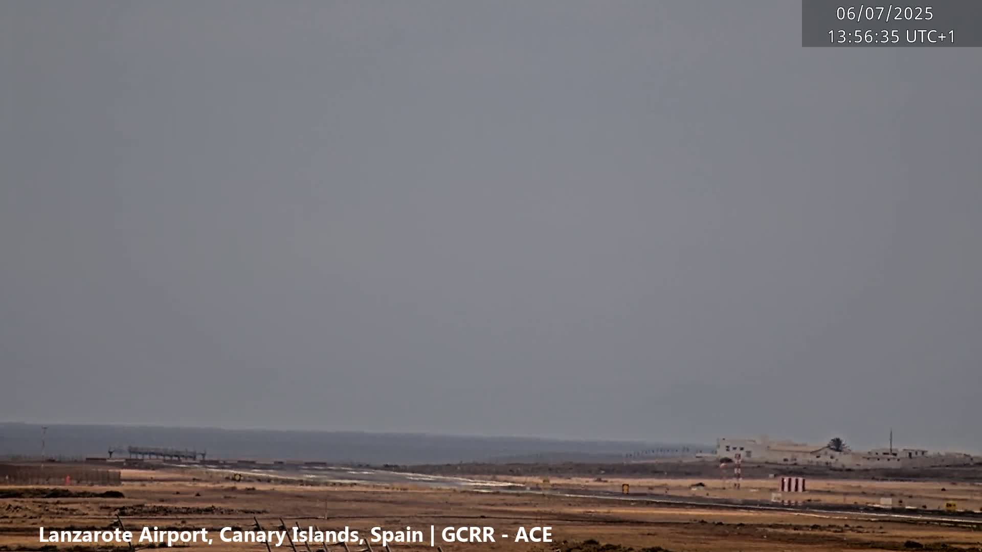 Lanzarote Airport from Inside Live Cam ACE/GCRR - Las Palmas , Canary Islands ,  Spain
