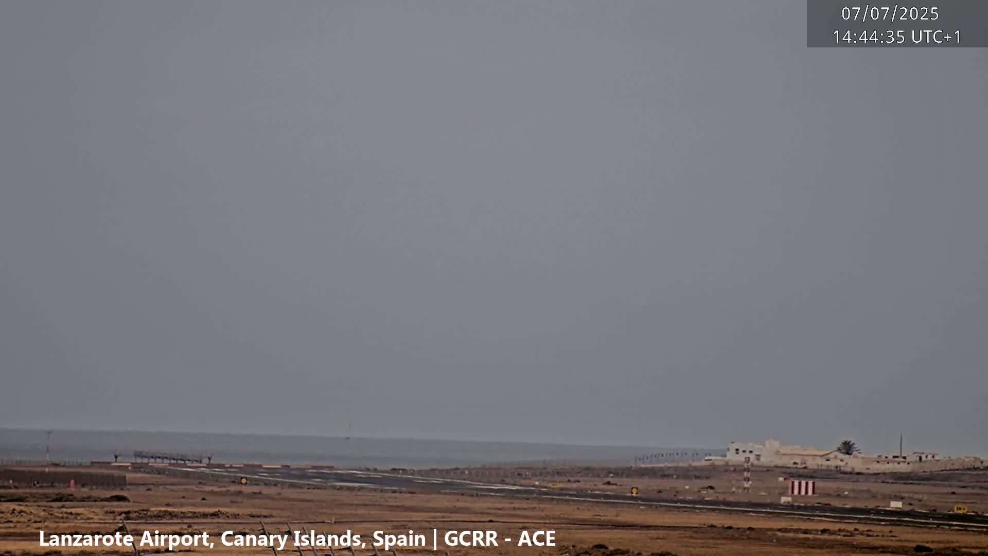 Lanzarote Airport from Inside Live Cam ACE/GCRR - Las Palmas , Canary Islands ,  Spain