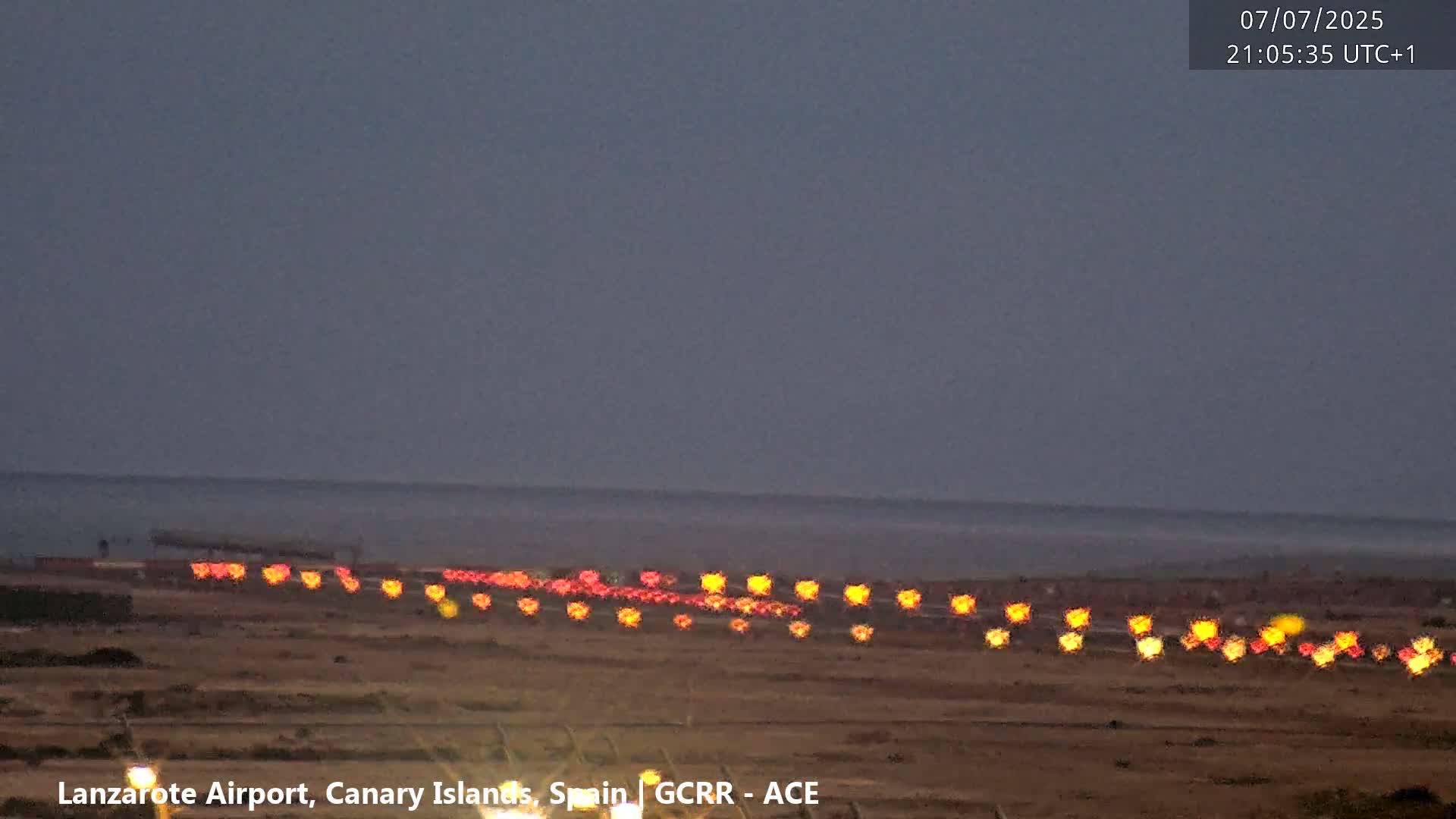 Lanzarote Airport from Inside Live Cam ACE/GCRR - Las Palmas , Canary Islands ,  Spain