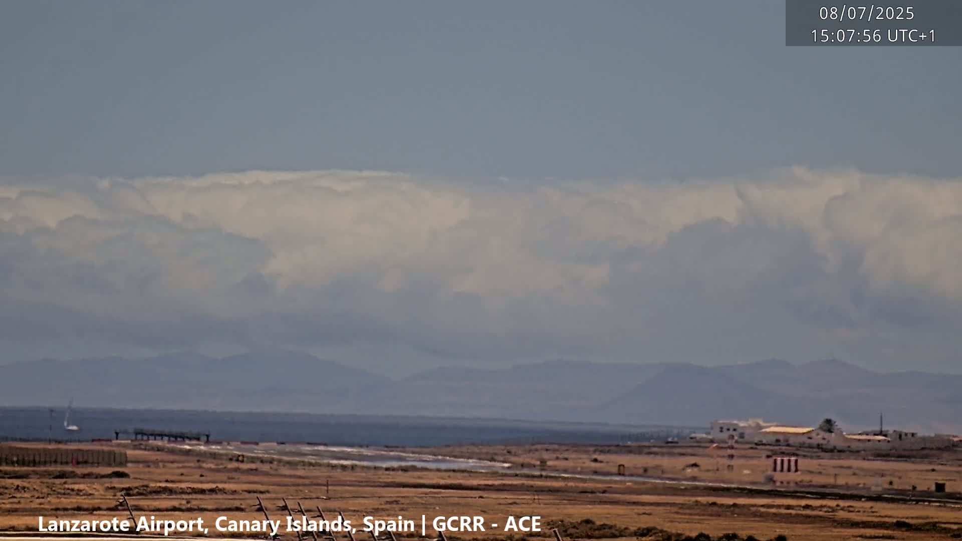 Lanzarote Airport from Inside Live Cam ACE/GCRR - Las Palmas , Canary Islands ,  Spain