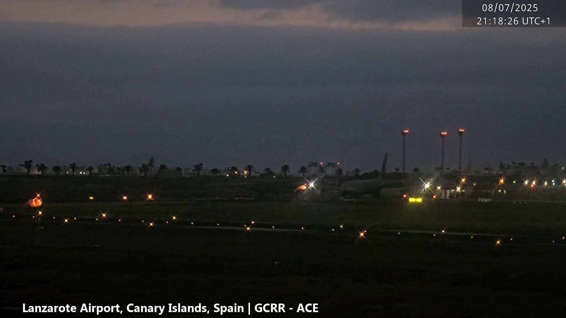 Lanzarote Airport from Inside Live Cam ACE/GCRR - Las Palmas , Canary Islands ,  Spain