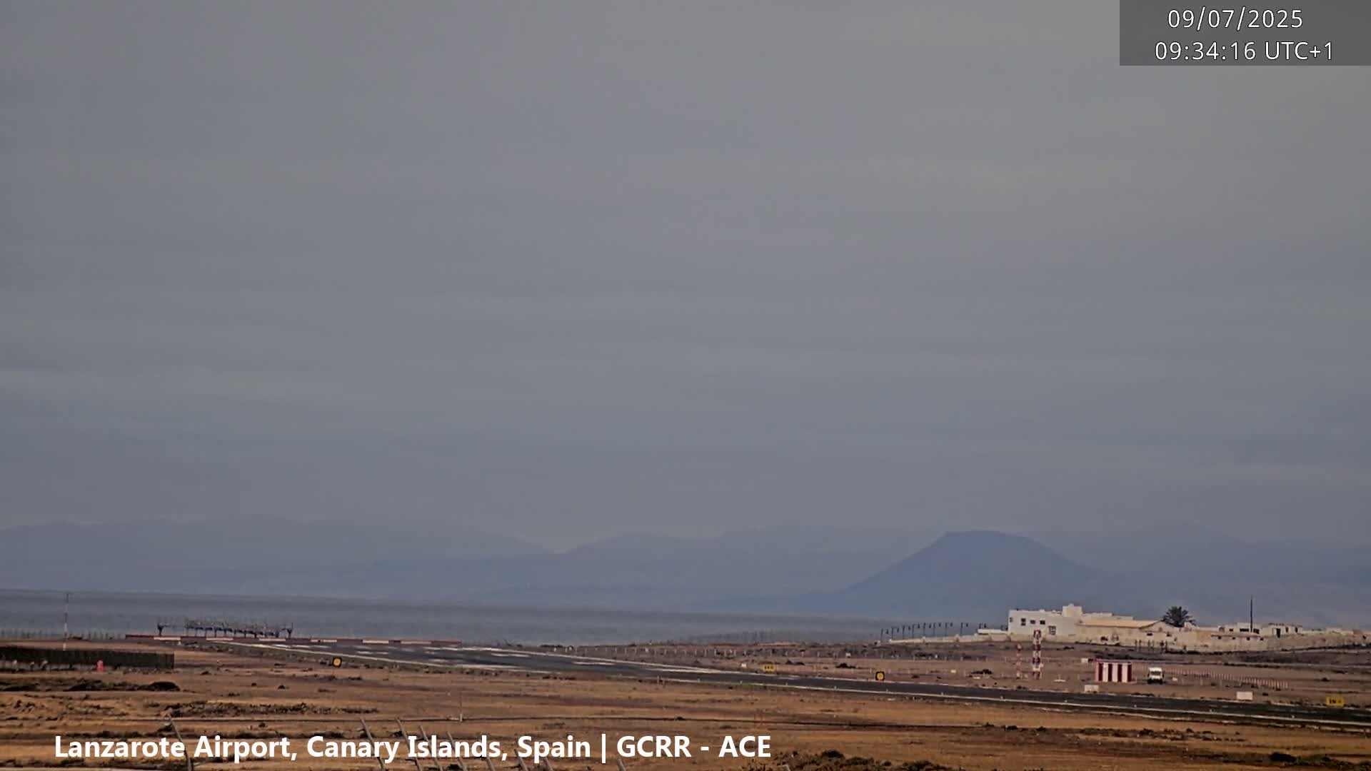 Lanzarote Airport from Inside Live Cam ACE/GCRR - Las Palmas , Canary Islands ,  Spain