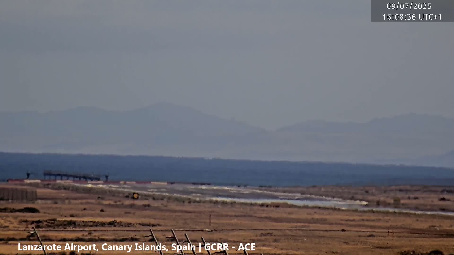 Lanzarote Airport from Inside Live Cam ACE/GCRR - Las Palmas , Canary Islands ,  Spain