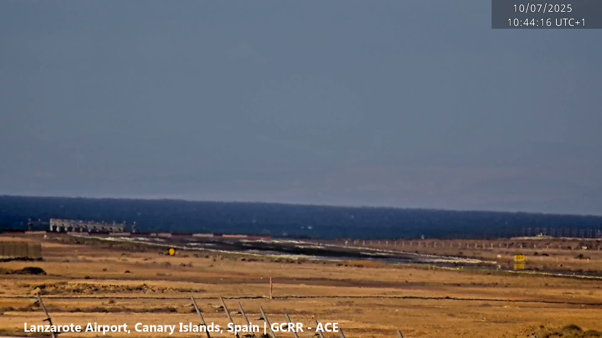 Lanzarote Airport from Inside Live Cam ACE/GCRR - Las Palmas , Canary Islands ,  Spain