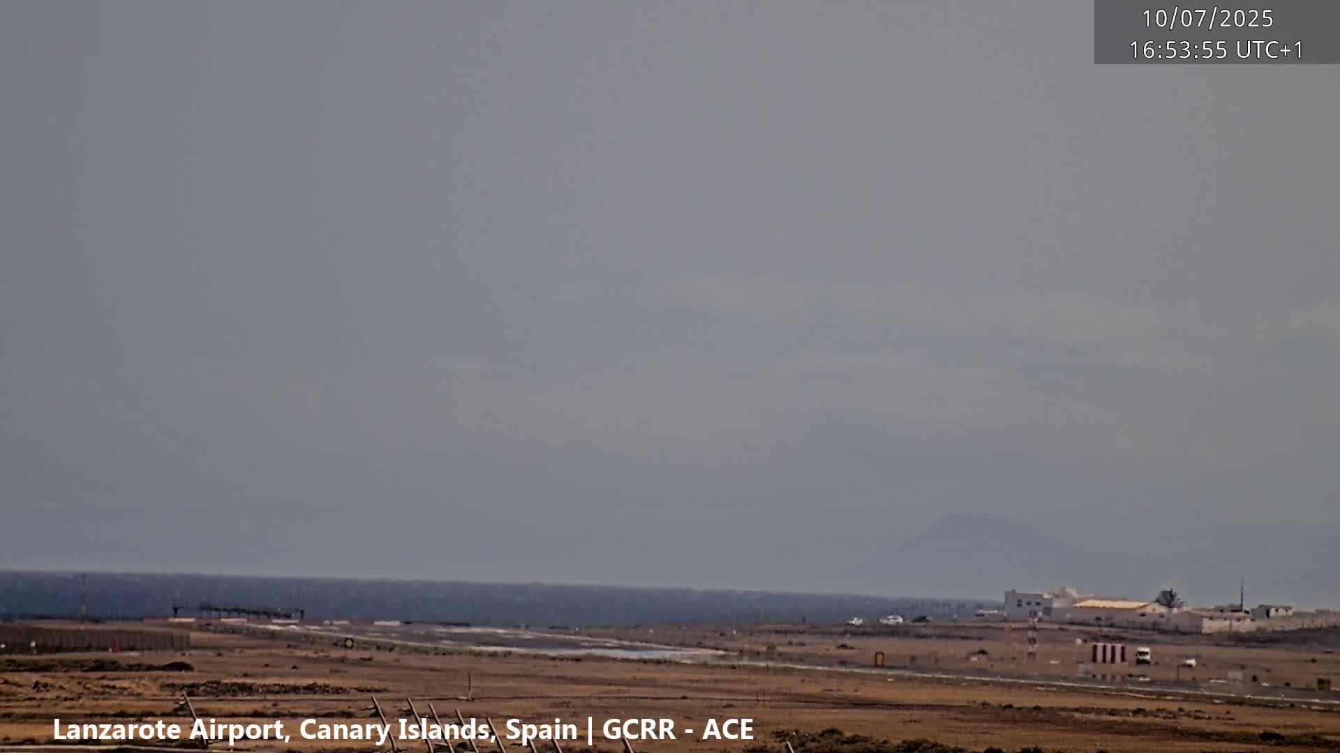 Lanzarote Airport from Inside Live Cam ACE/GCRR - Las Palmas , Canary Islands ,  Spain