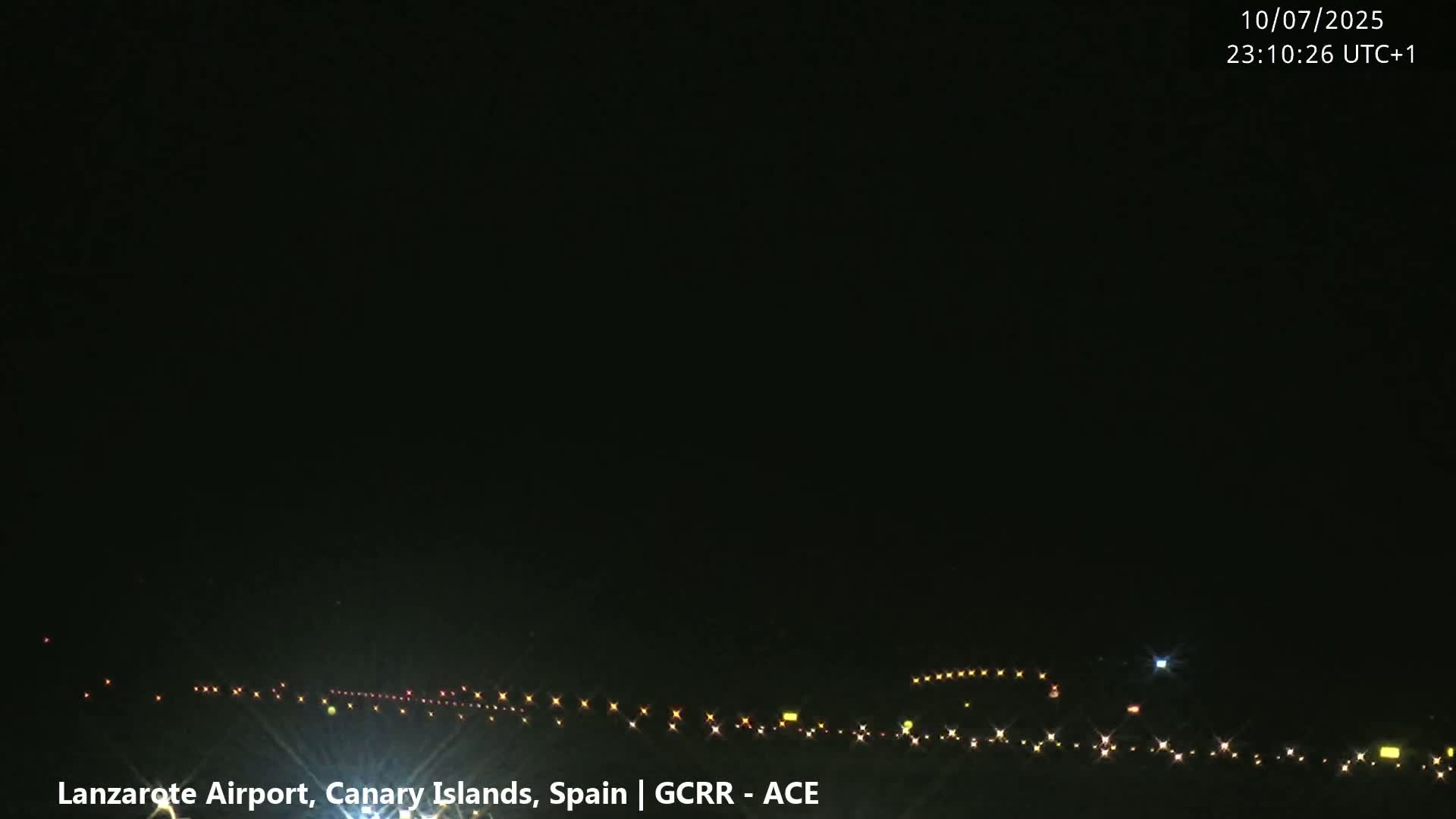 Lanzarote Airport from Inside Live Cam ACE/GCRR - Las Palmas , Canary Islands ,  Spain